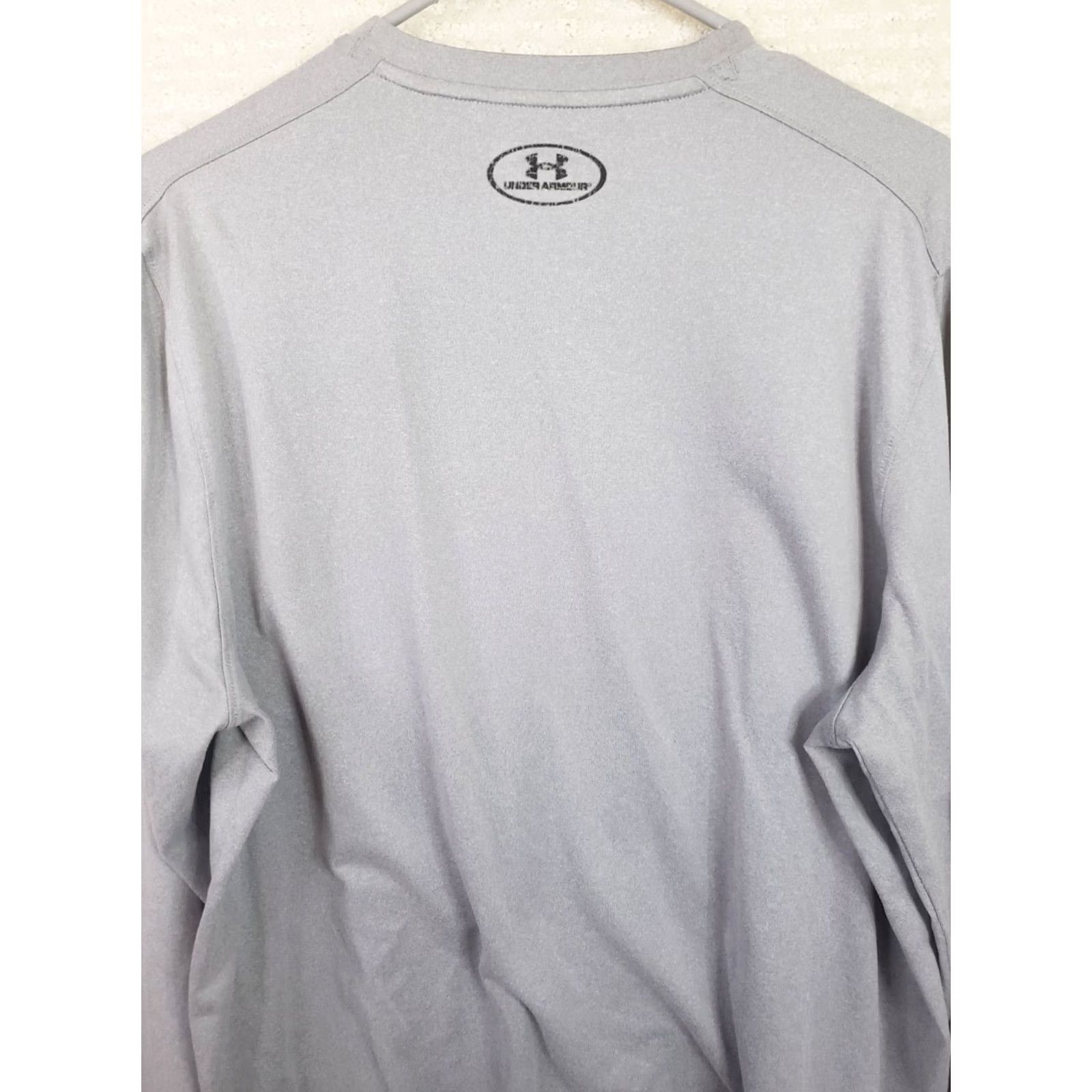 Under Armour Men's Under Armour Cold Gear Long Sleeve Mock Neck Shirt L Gray Size US L / EU 52-54 / 3 - 6 Thumbnail