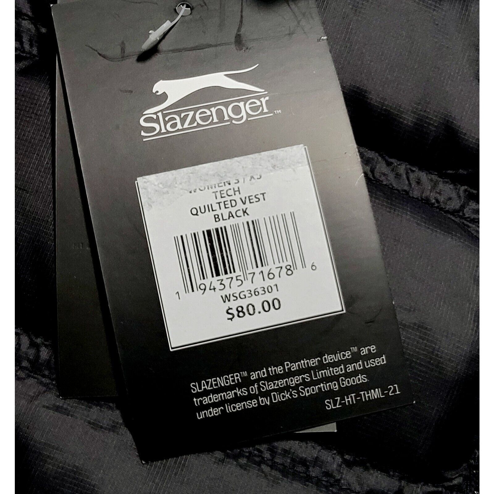 Other NWT SLAZENGER Tech Down Quilted Black Golf Puffer Vest XS Size XS / US 0-2 / IT 36-38 - 2 Thumbnail