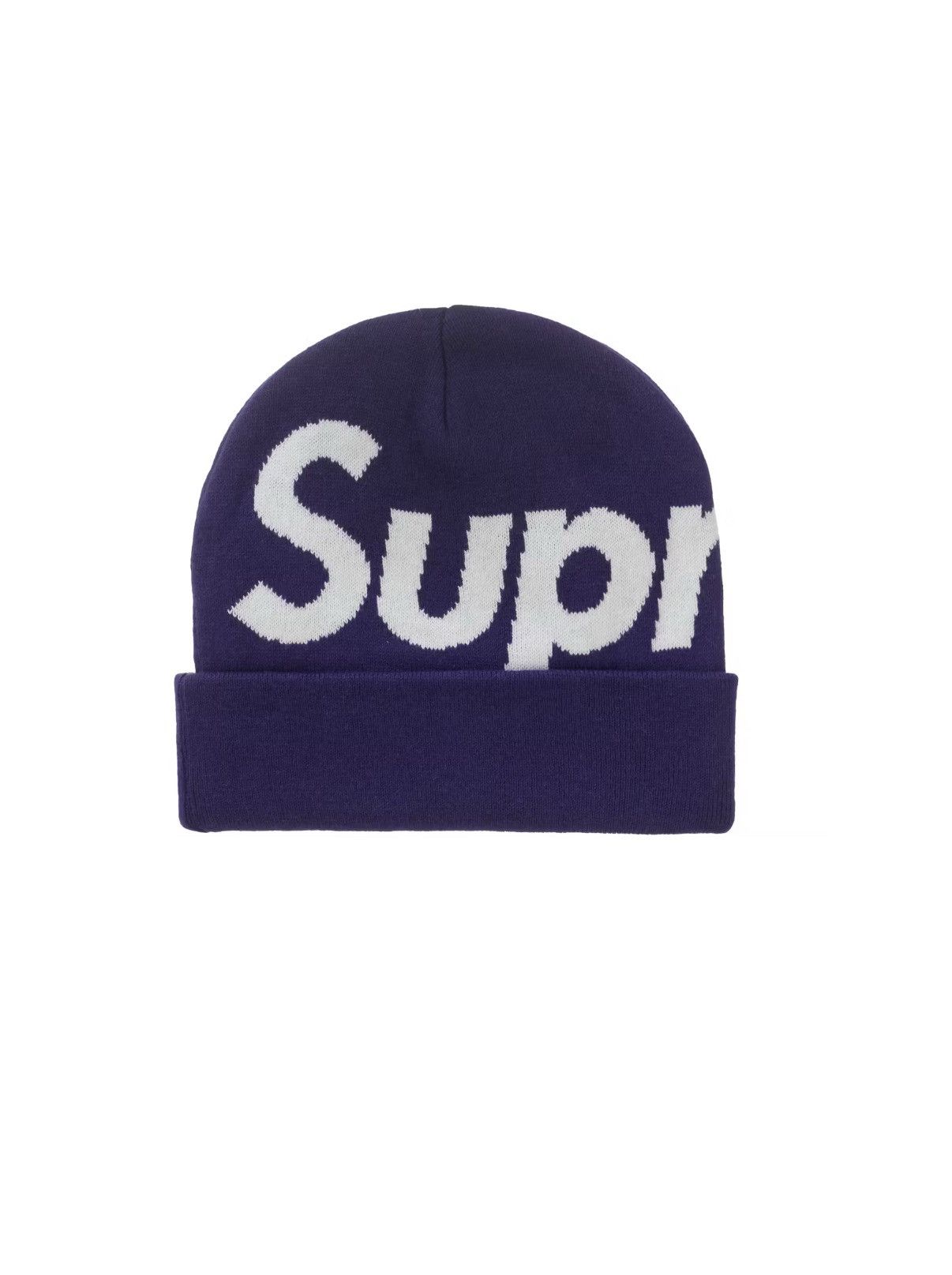 Supreme Supreme Big Logo Beanie Purple In hand‼️ Size ONE SIZE - 1 Thumbnail