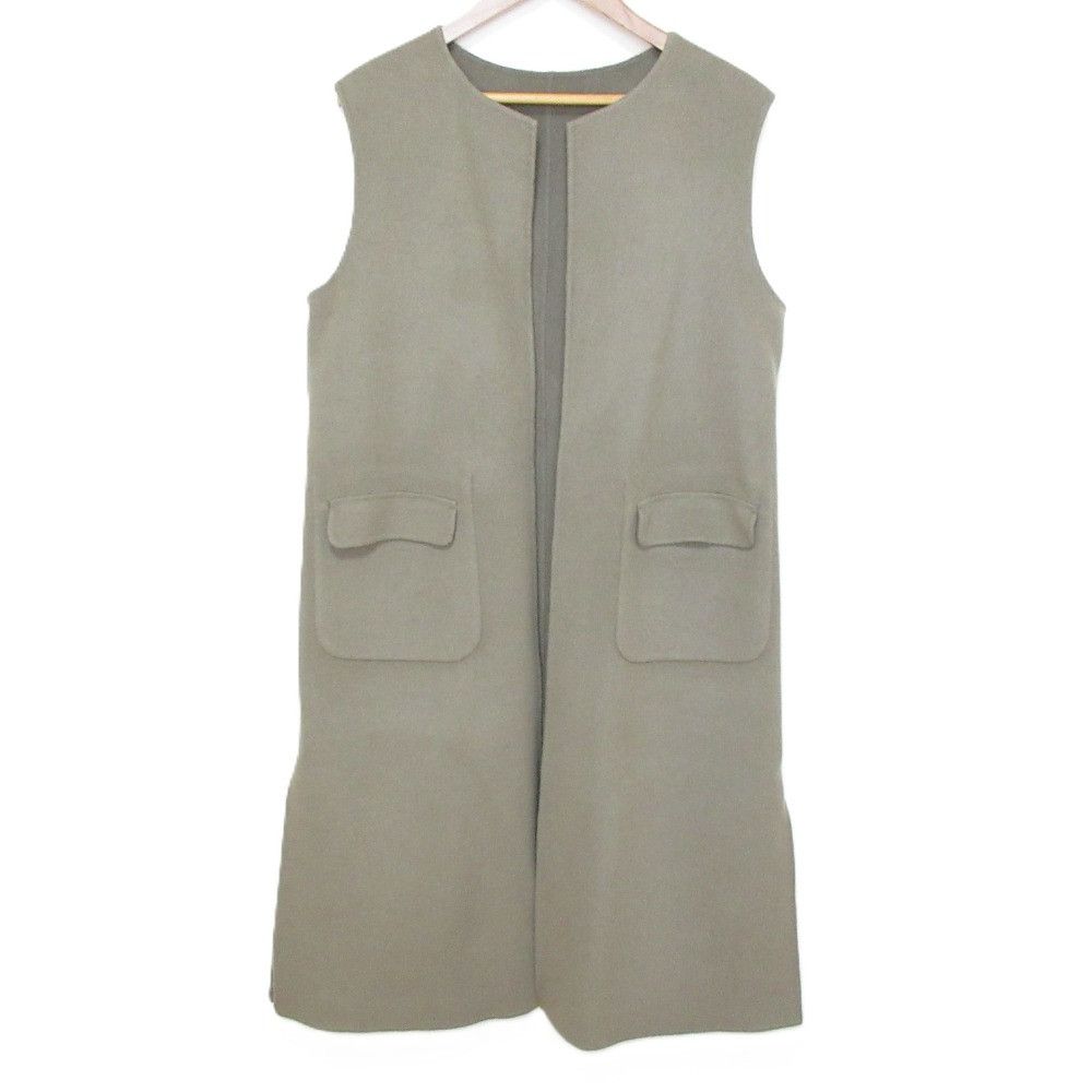 Other Other EPOCA THE SHOP Wool Long Vest Textile Outerwear E46411 DUTY FREE for USA Size ONE SIZE - 1 Thumbnail