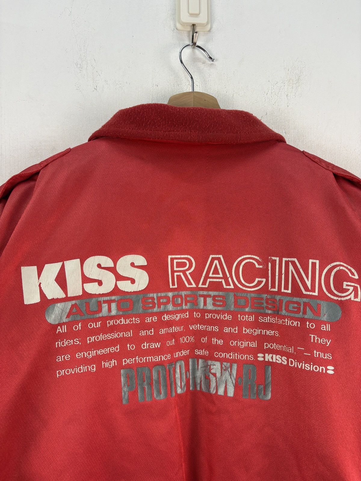 KISS Vintage Kiss Racing Jacket Bomber Issey Skyline Design Size US L / EU 52-54 / 3 - 11 Thumbnail