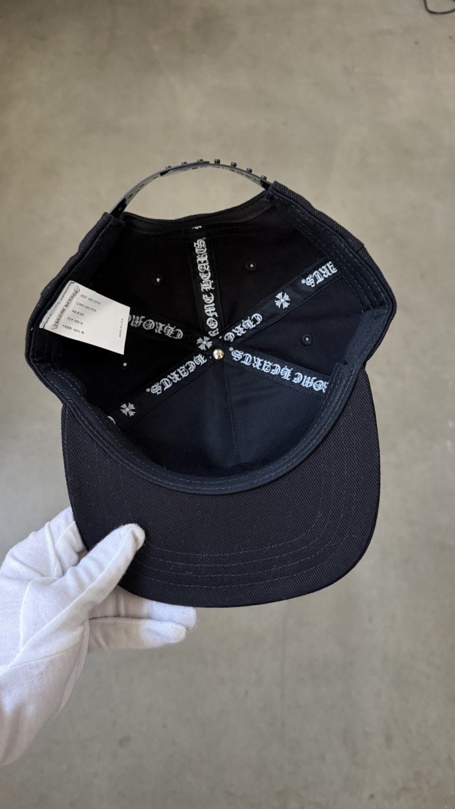 Chrome Hearts Chrome Hearts Dagger Baseball Hat Size ONE SIZE - 5 Thumbnail