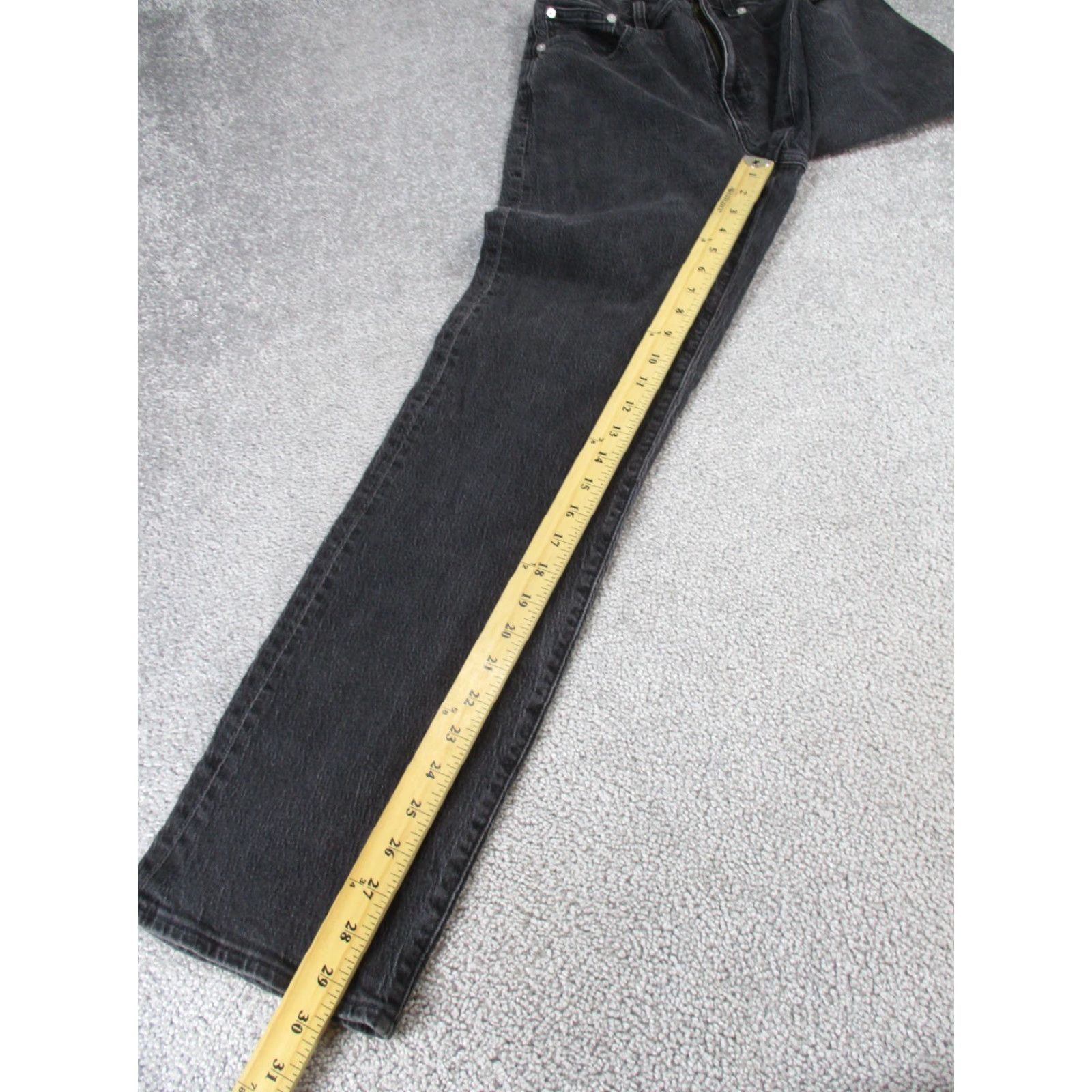 Madewell Madewell Jeans Womens 25 Curvy 90s Straight Gray Denim Size 42" / US 20 - 4 Thumbnail