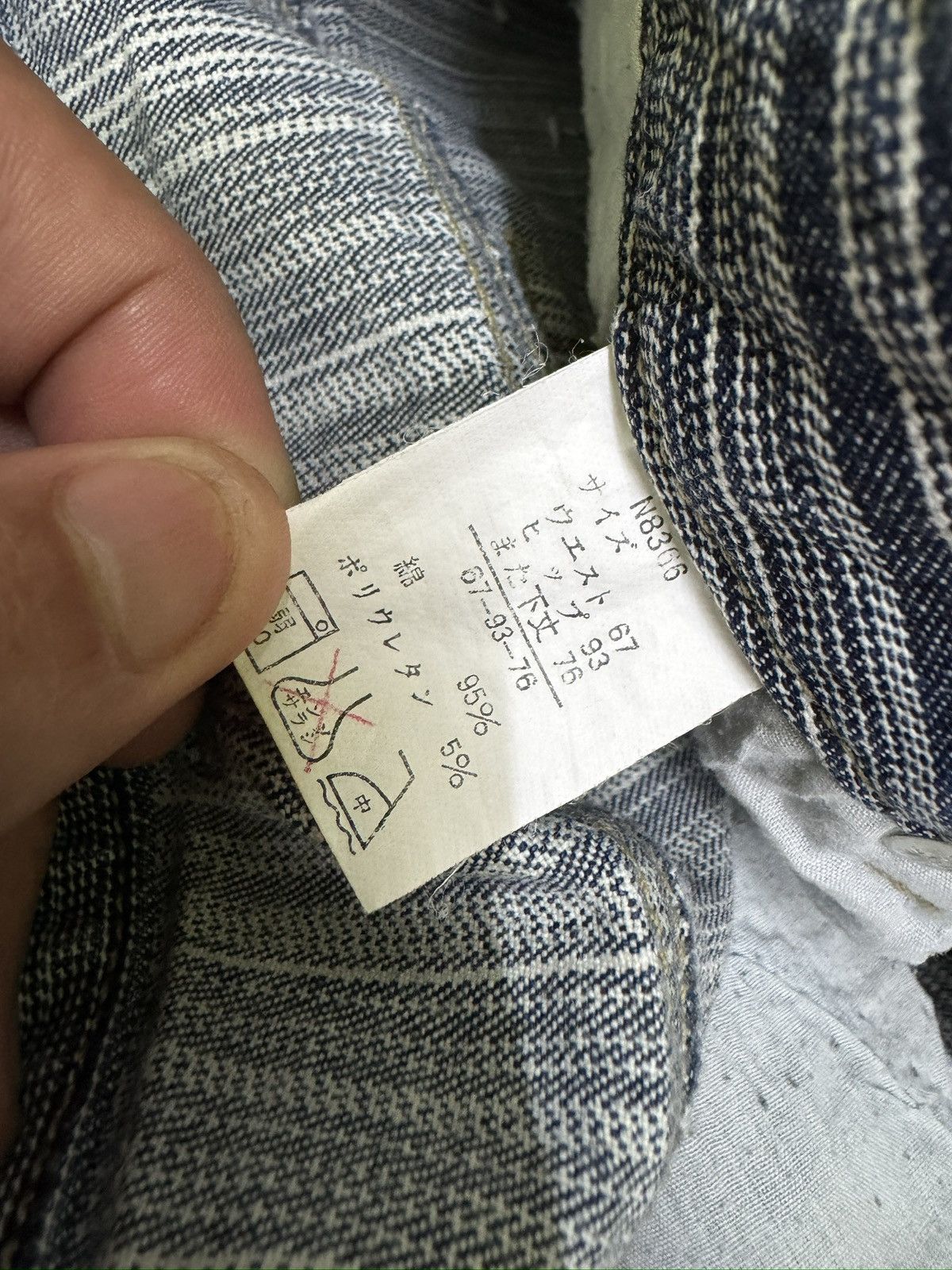 Japanese Brand Japanese Oririn Hickory Stripe Bootcut Archive Denim Jeans Size US 29 - 12 Thumbnail