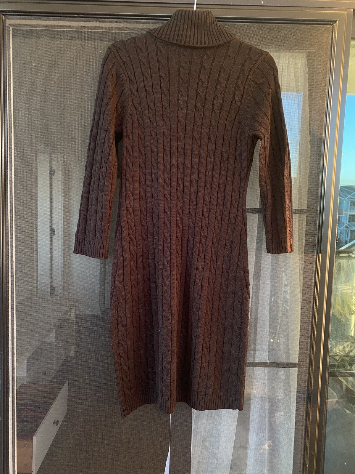 Calvin Klein Calvin Klein Buckle Black Wrap Cable Knit Sweater dress S M Size M / US 6-8 / IT 42-44 - 9 Thumbnail