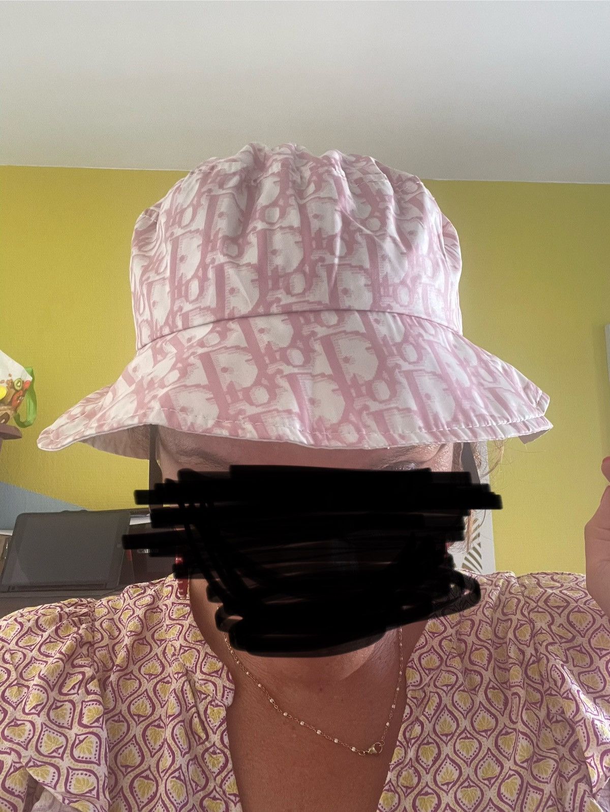 Dior CHRISTIAN DIOR VINTAGE MONOGRAM BOB HAT Size ONE SIZE - 10 Thumbnail