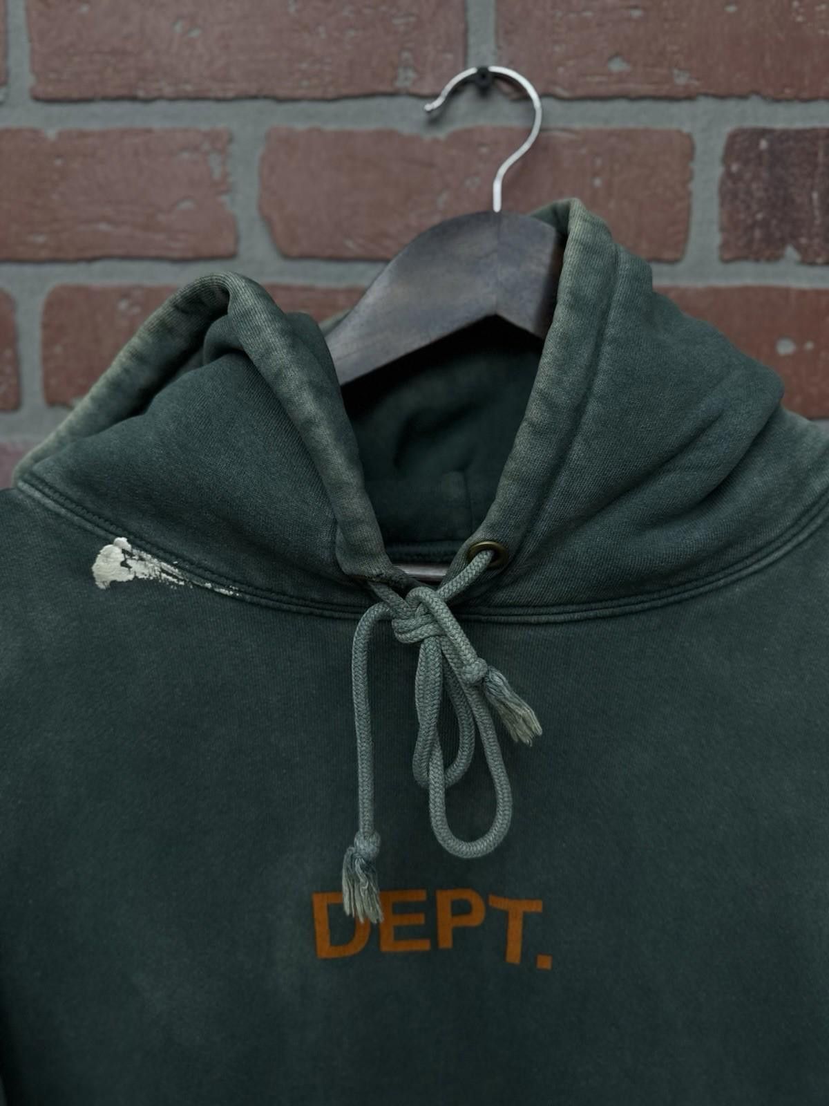 Gallery Dept. Gallery Dept Paint Splatter Sweatshirt Hoodie Size XXL Green Size US XXL / EU 58 / 5 - 8 Thumbnail