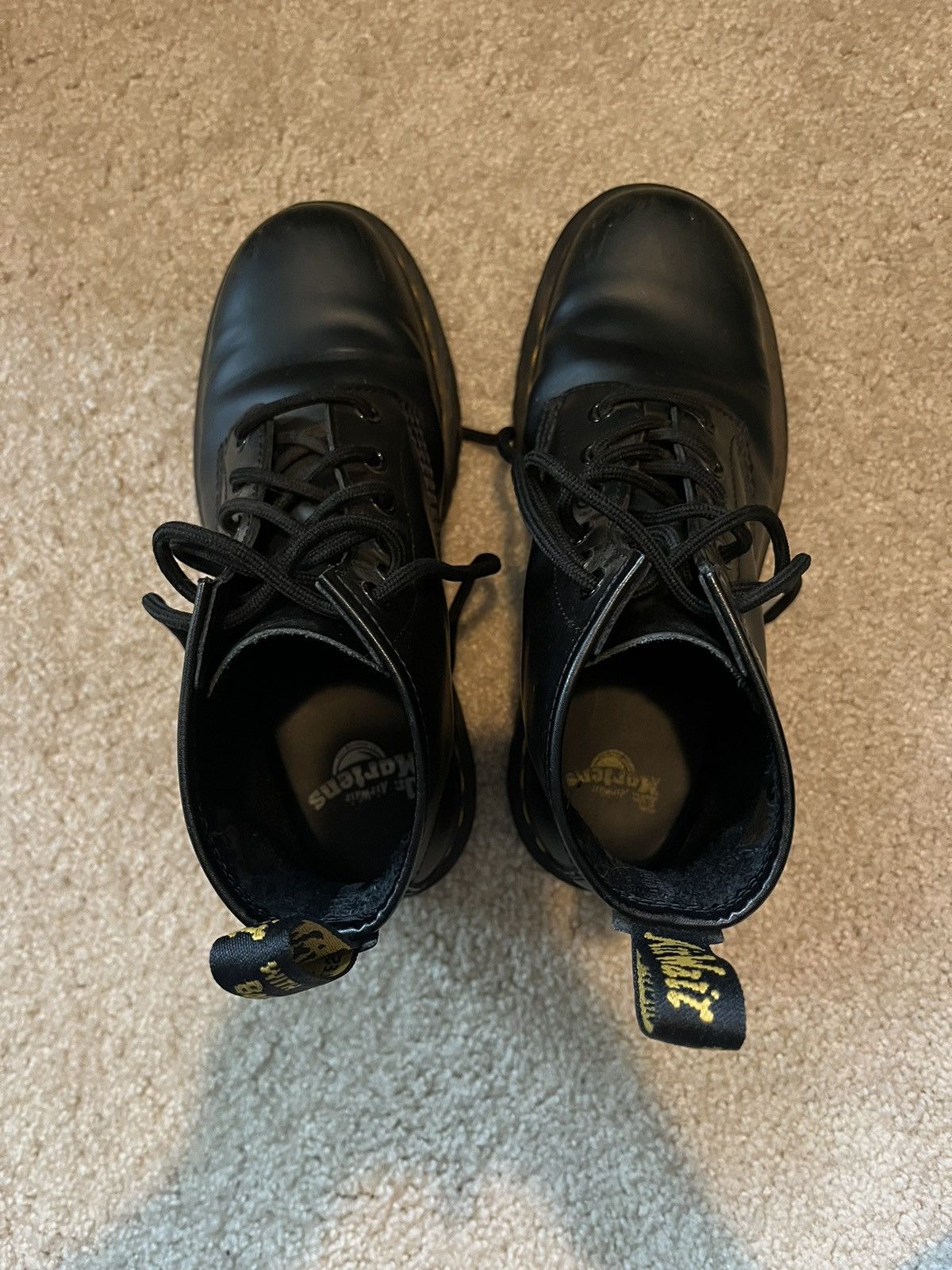 Dr. Martens Doc Martin Black Boots Size US 7 / IT 37 - 4 Thumbnail