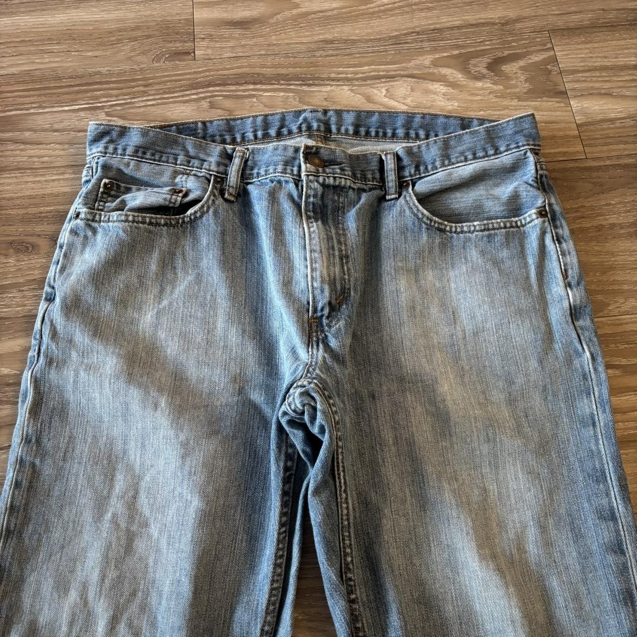Levi's Crazy Vintage Y2K/2000s Medium Wash Levis Skater Denim Jeans! 36x34 Size US 36 / EU 52 - 5 Thumbnail