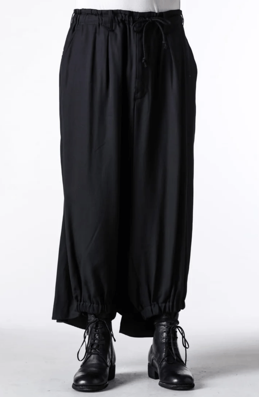 Yohji Yamamoto Yohji Yamamoto Pour Homme - Tencel Crow Karas Pants Size US 32 / EU 48 - 4 Thumbnail