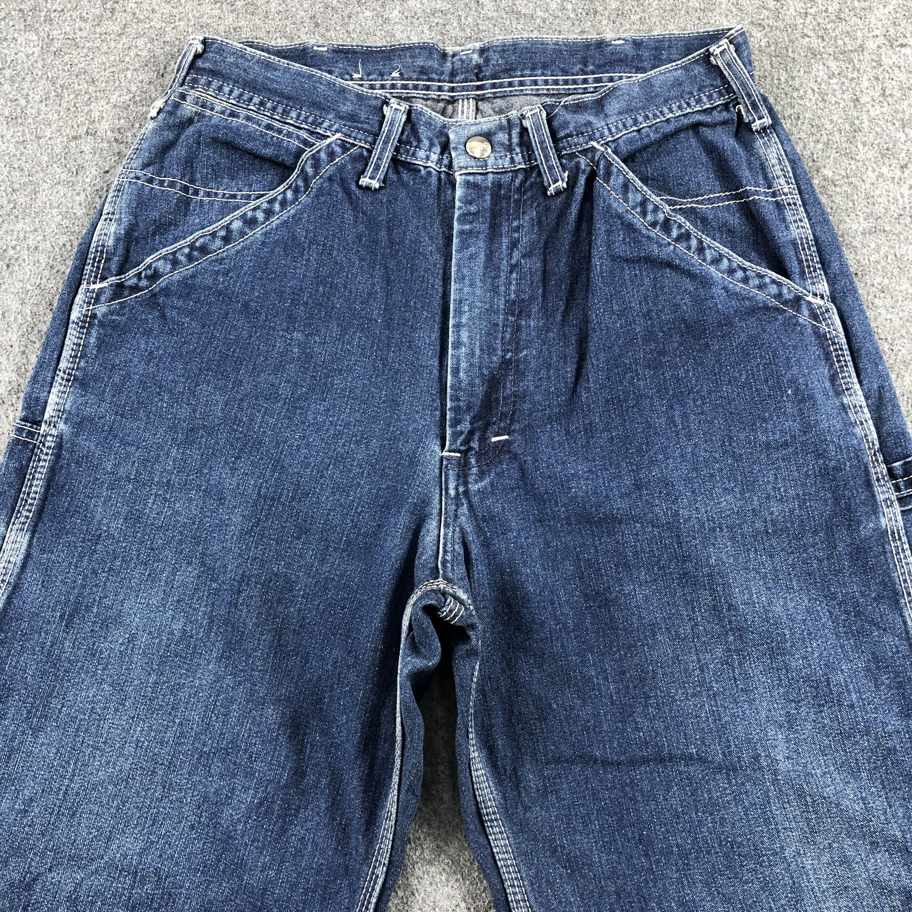 Lee Vintage Blue Wash Lee Jeans-J1868 Size US 28 / EU 44 - 3 Thumbnail