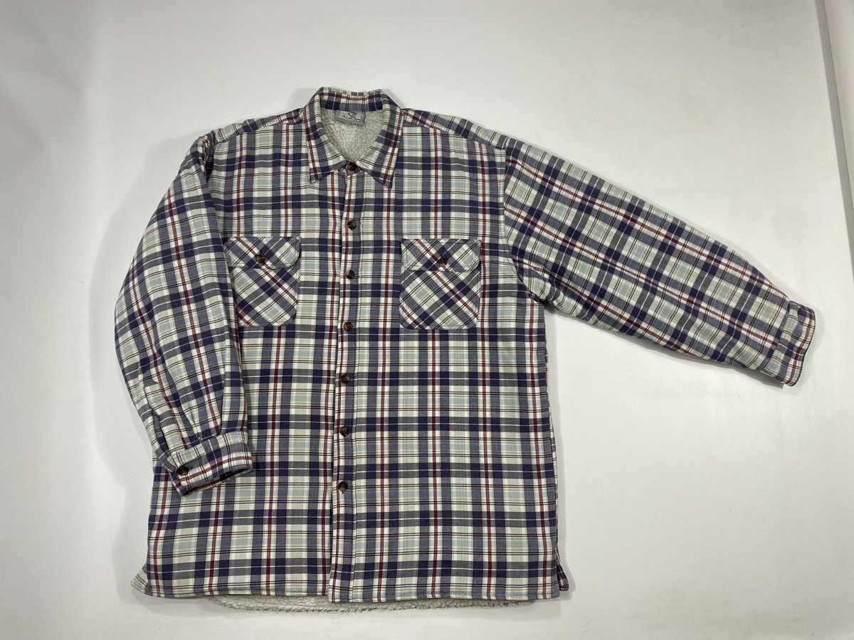 Vintage Vintage 80s 90s Heavy Sherpa Insulated Tartan Shirt Jacket Size US M / EU 48-50 / 2 - 11 Thumbnail