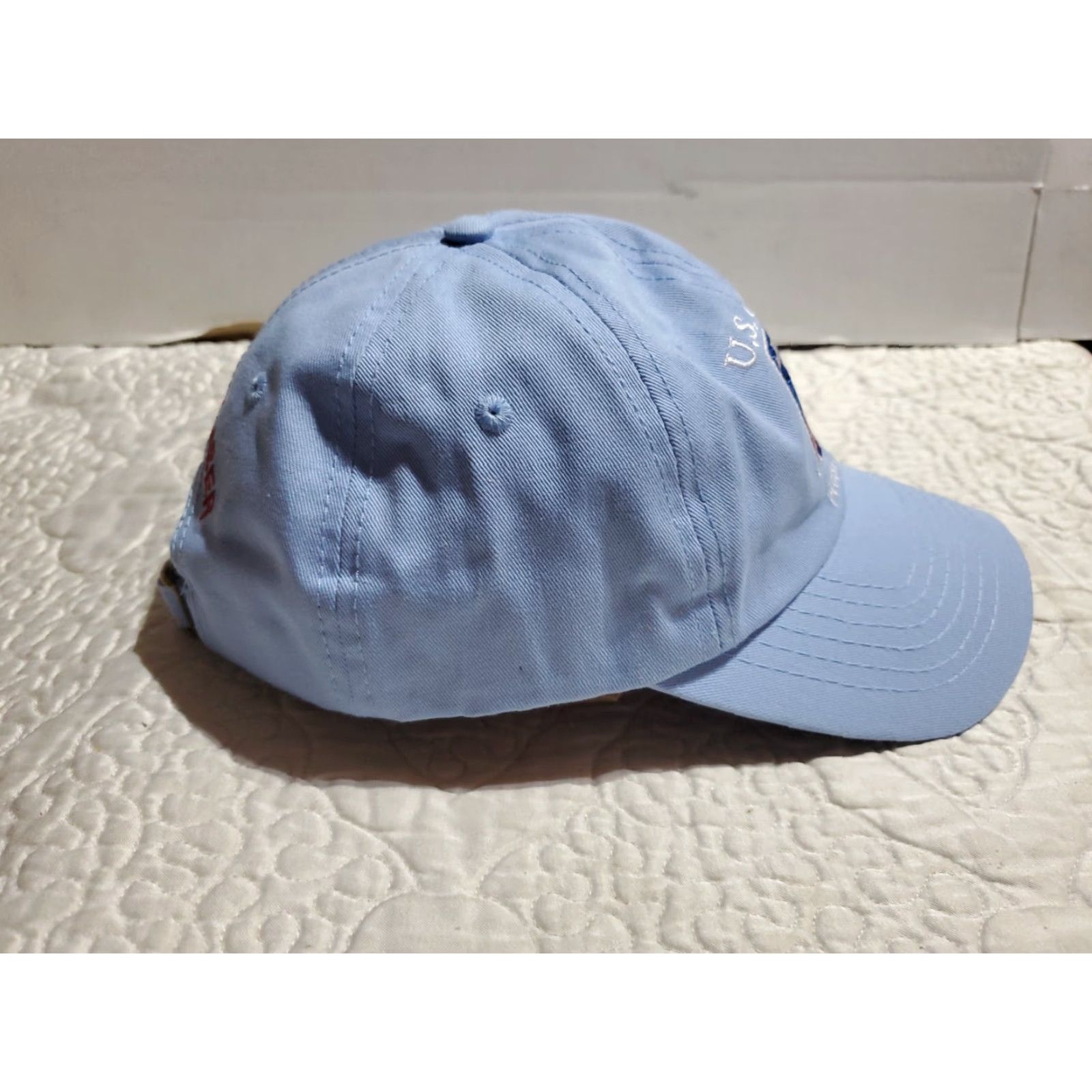 Vintage USGA US Open 2019 Pebble Beach Blue Adjustable Strapback Baseball Hat Mens Adults Baseball Cap Size ONE SIZE - 5 Thumbnail