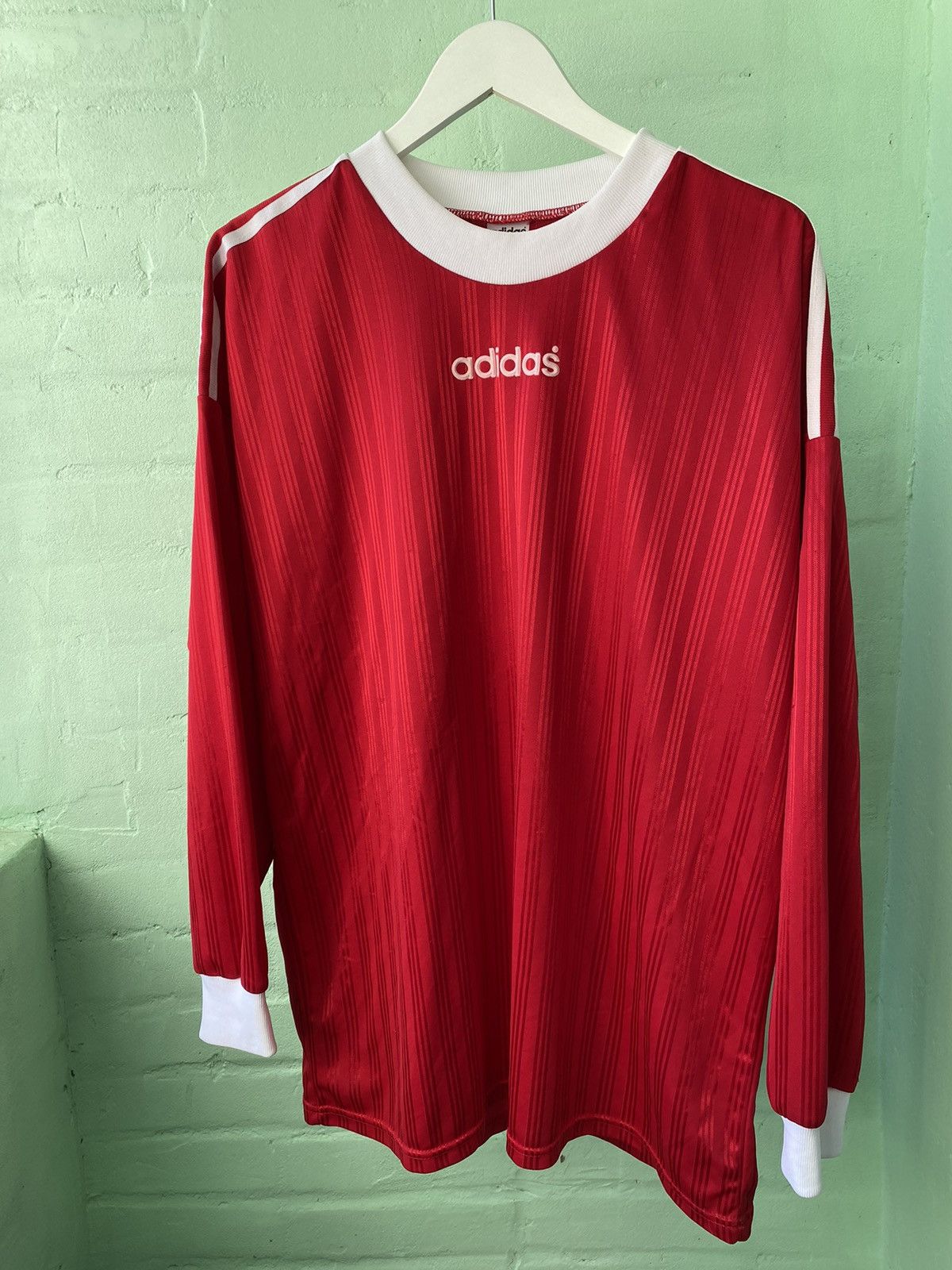 Adidas × Vintage Vintage Football Template Shirt Very Rare Number 5 Size US XL / EU 56 / 4 - 1 Thumbnail