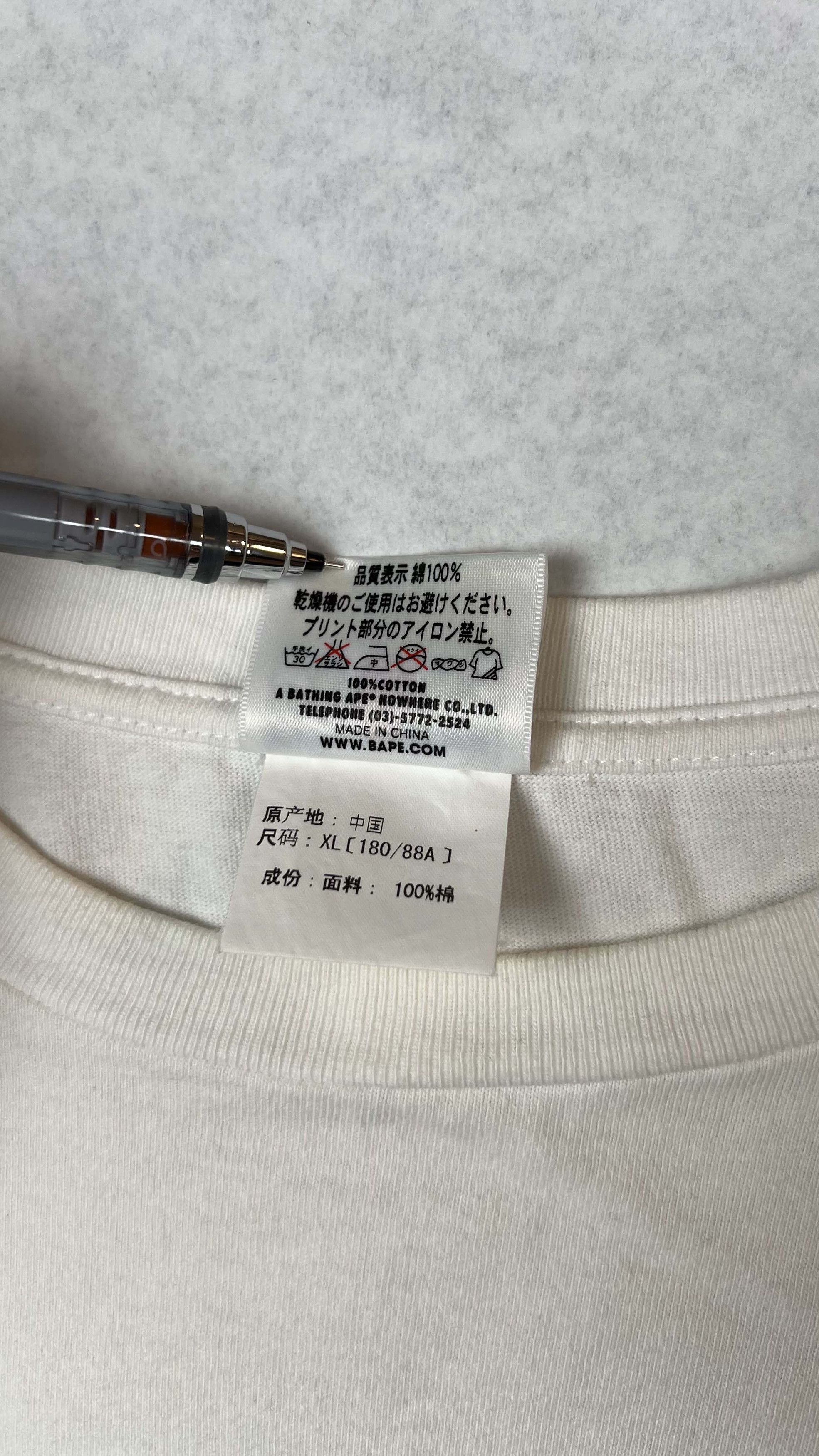 Bape College 3/4 Tee Size US XL / EU 56 / 4 - 6 Thumbnail