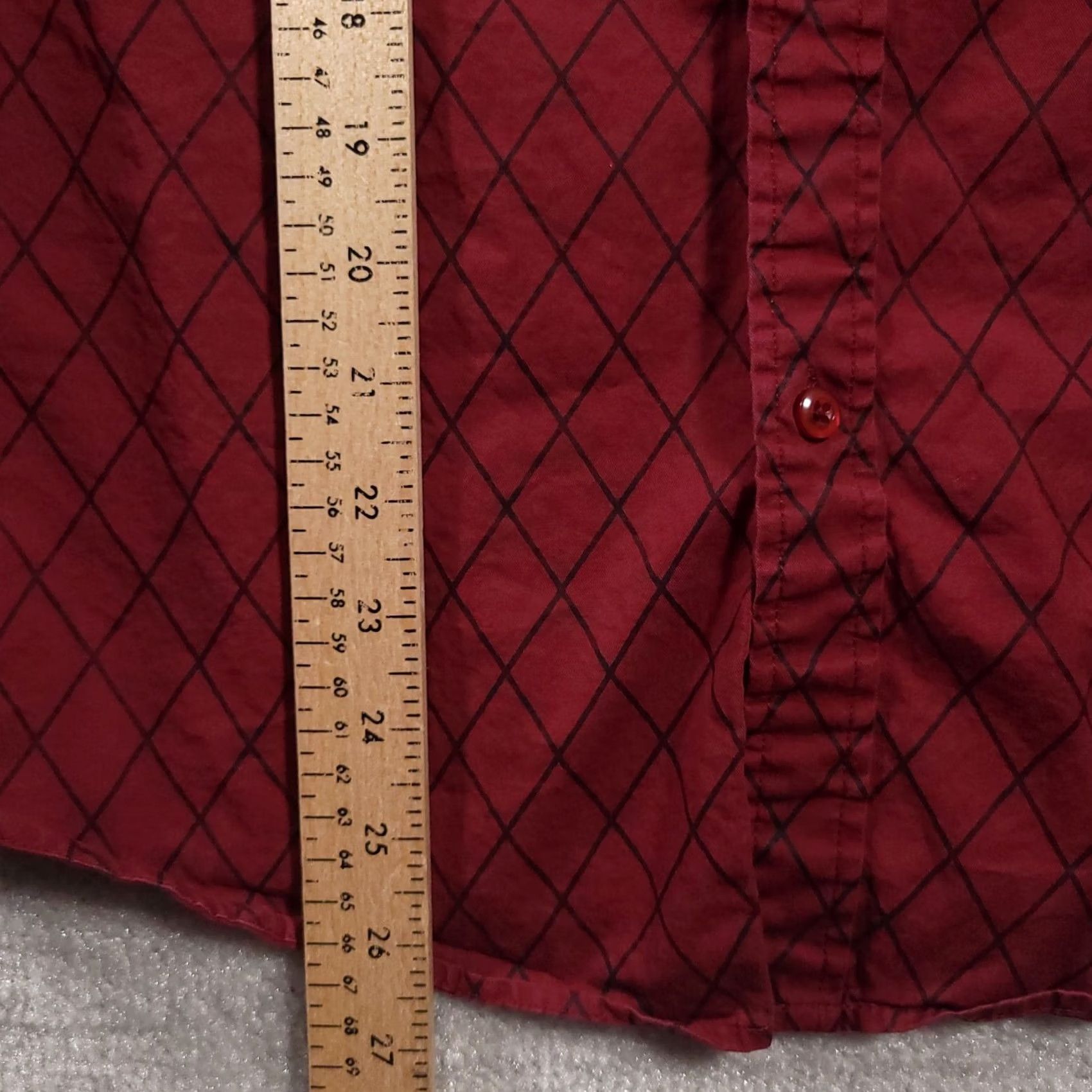 Vintage Coofandy Button Up Shirt Mens Medium Red Long Sleeve Collared Shirt Regular Fit Casual Business Party/Cocktail Size US M / EU 48-50 / 2 - 7 Thumbnail