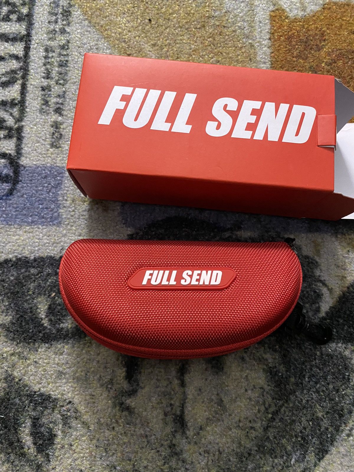 Full Send Full Send Nelk Boys Sunglasses with Case Size ONE SIZE - 6 Thumbnail