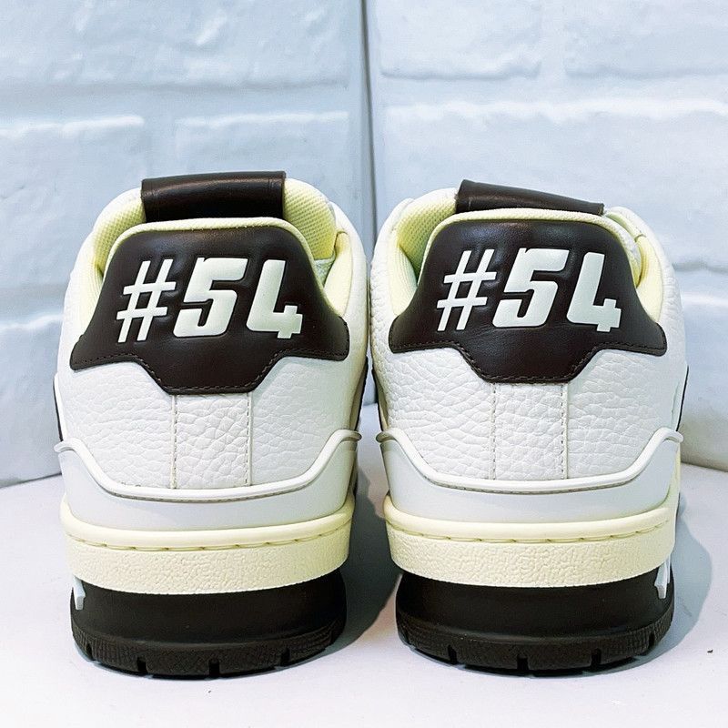 Louis Vuitton Louis Vuitton Trainer Low Top Sneakers in Brown -2508 Size US 5.5 / EU 38 - 4 Thumbnail