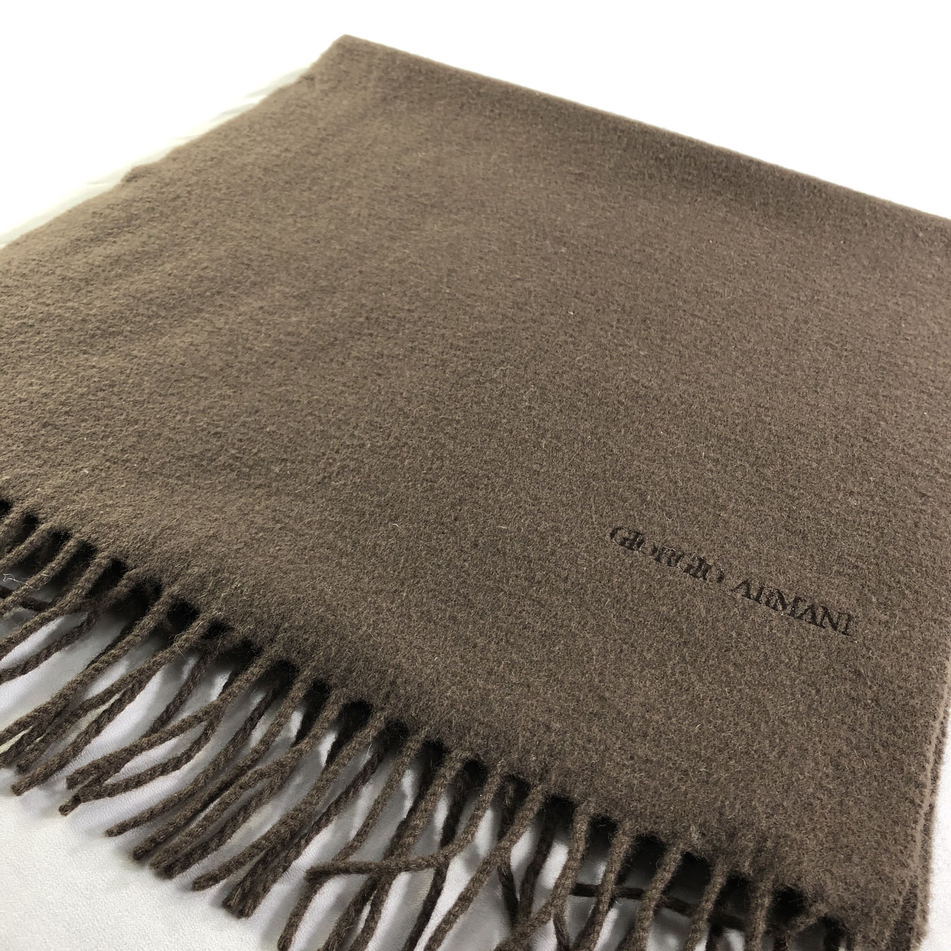 Giorgio Armani Giorgio Armani Wool Scarf Muffler Neckwear V2345 Size ONE SIZE - 3 Thumbnail