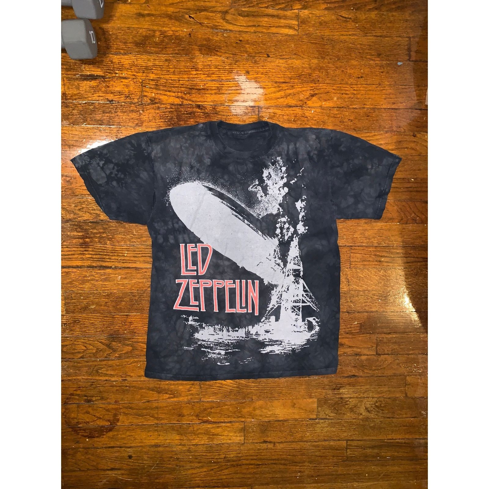 Band Tees Led Zeppelin Hindenburg Blimp Tie Dye Rock Tee Small Medium Size US S / EU 44-46 / 1 - 2 Thumbnail