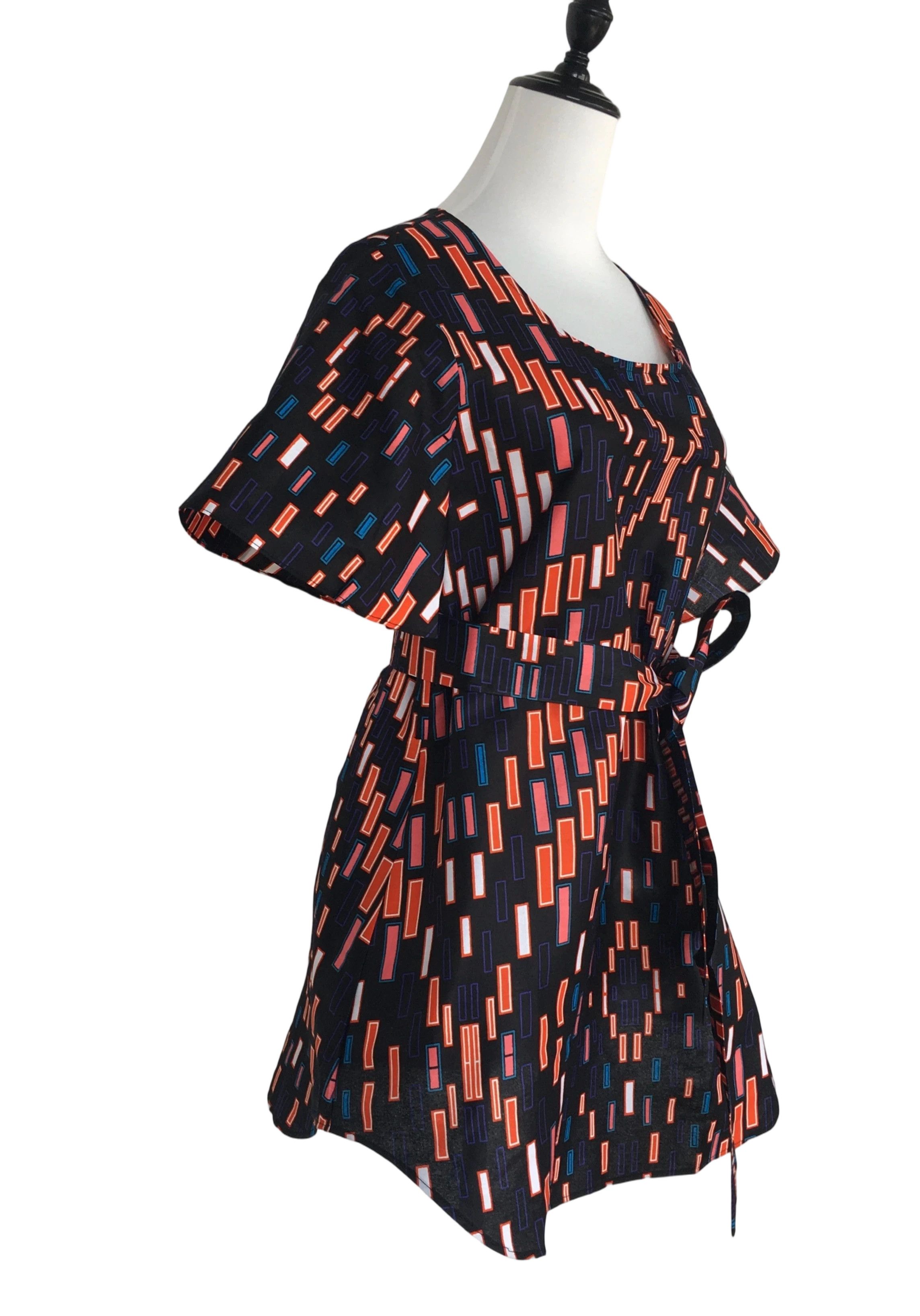 Other Cotton Tunic Shirt For Women African Wax Print Blouse Size M / US 6-8 / IT 42-44 - 2 Thumbnail
