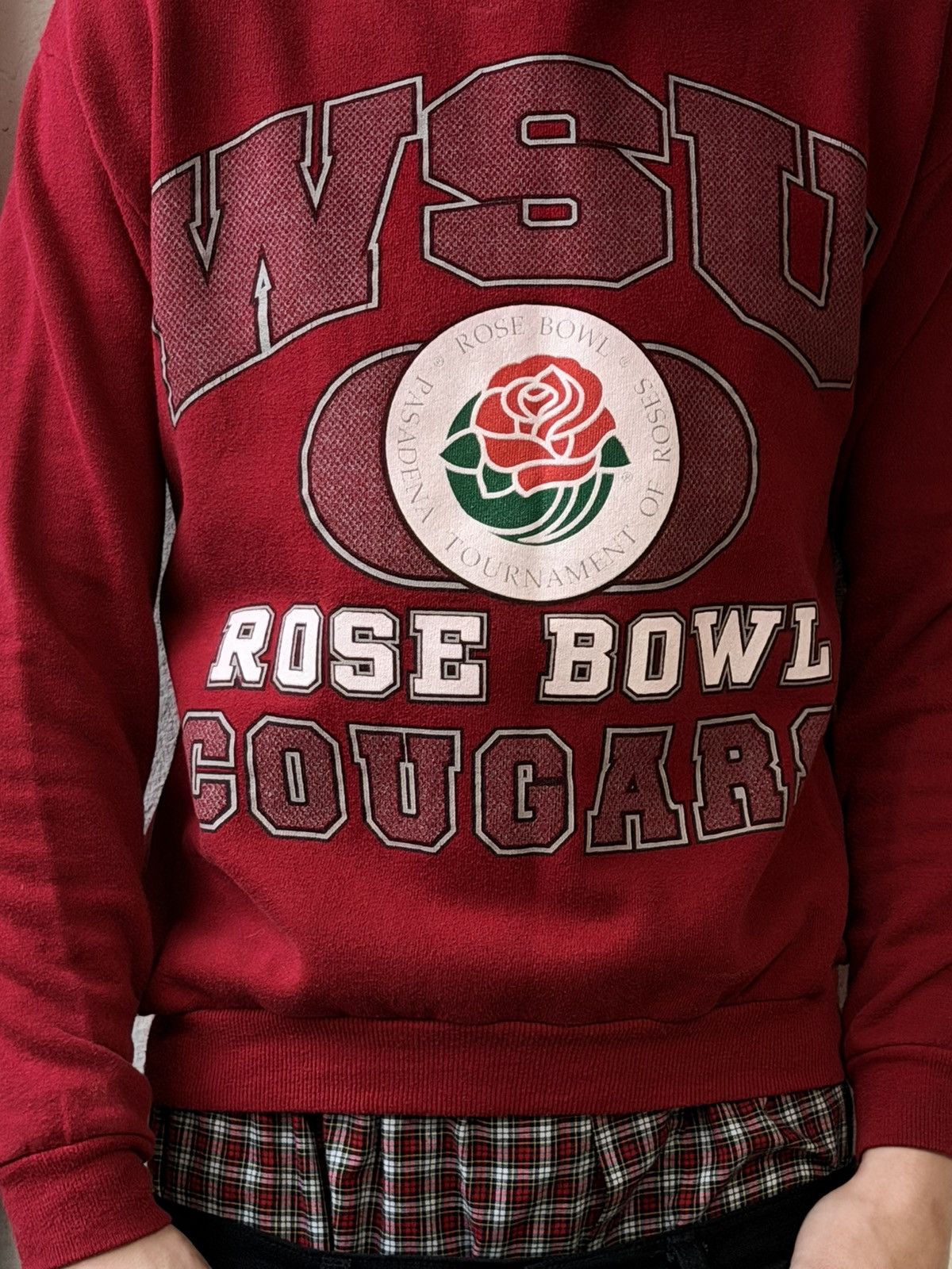 Vintage Vintage WSU rose bowl crewneck Size US S / EU 44-46 / 1 - 2 Thumbnail