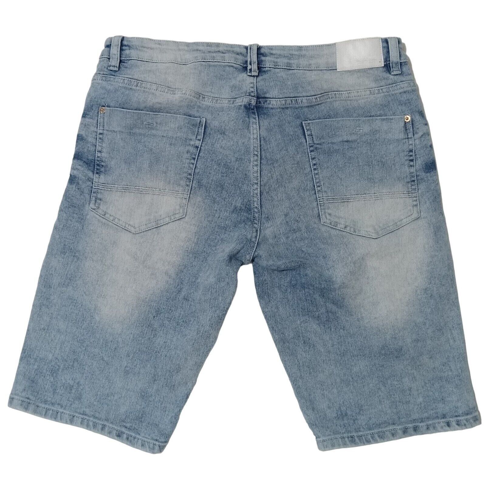 Southpole Vintage Southpole Shorts 36 Men's Blue Denim Jean Biker Slim Size US 36 / EU 52 - 2 Thumbnail