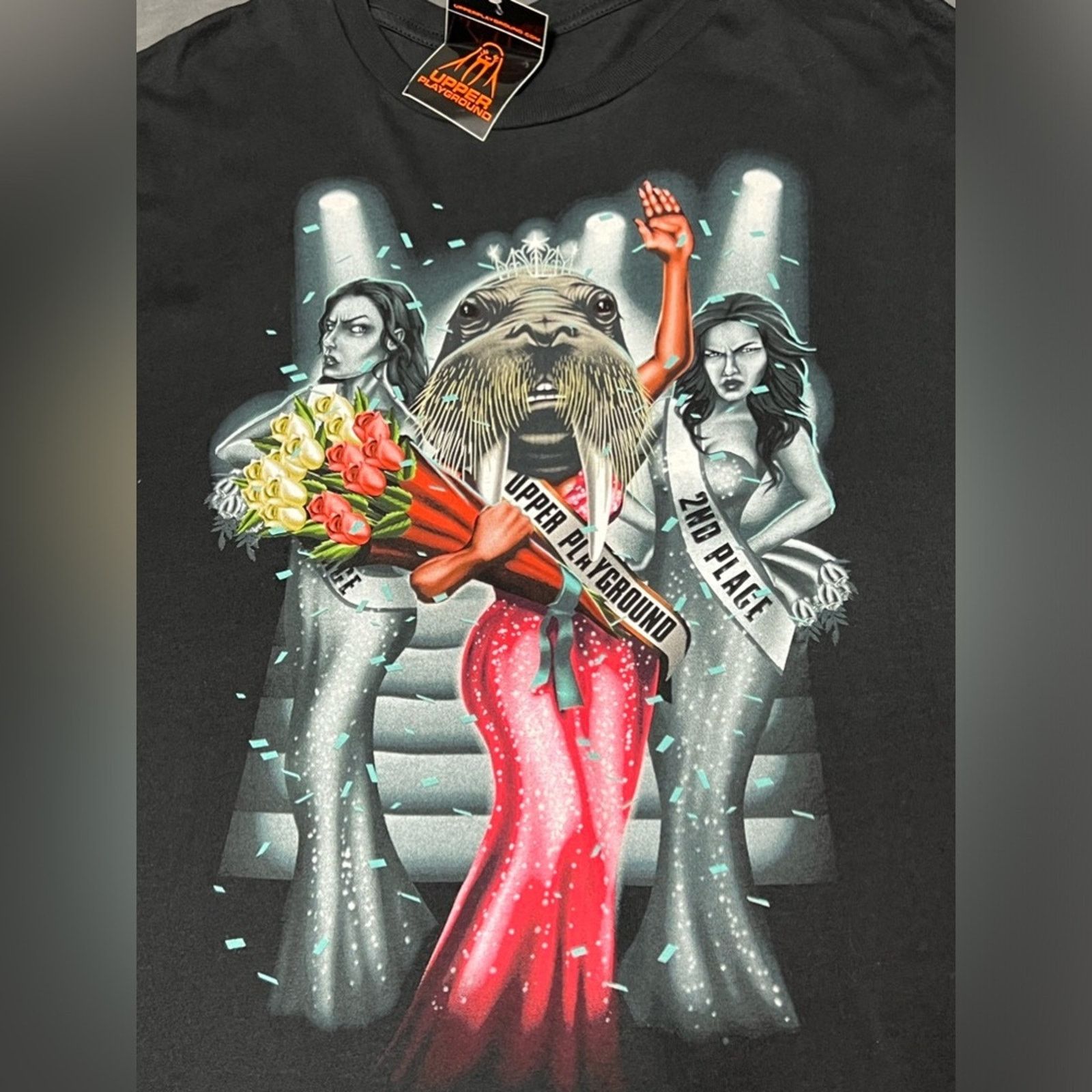 Upper Playground Upper Playground Shirt Walrus Pageant Vintage Graphic NWT Size US XL / EU 56 / 4 - 2 Thumbnail
