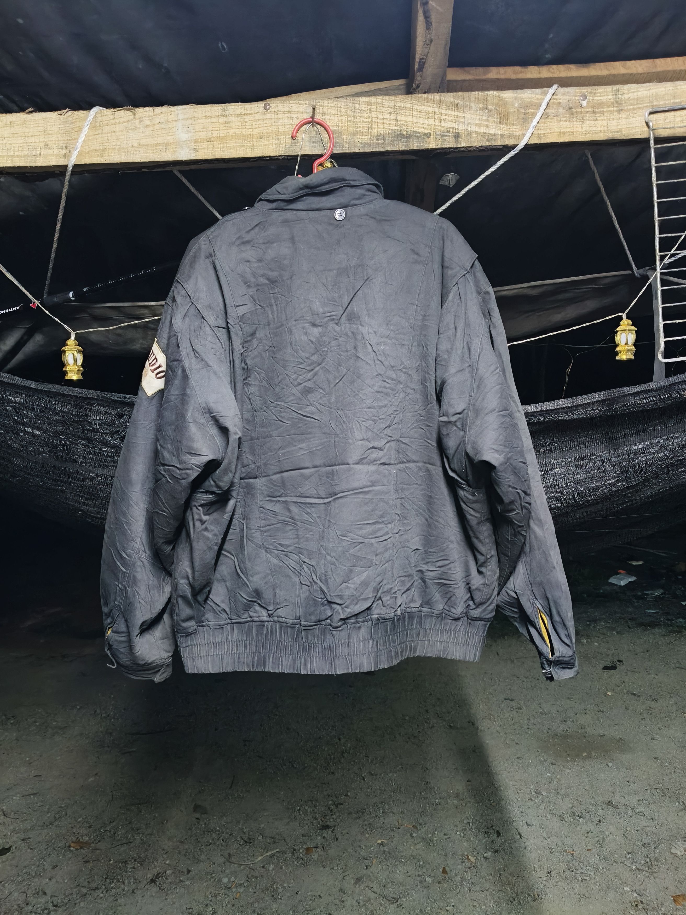 Japanese Brand Vintage PRACT STUDIO Bomber Jacket Style Size US M / EU 48-50 / 2 - 2 Thumbnail