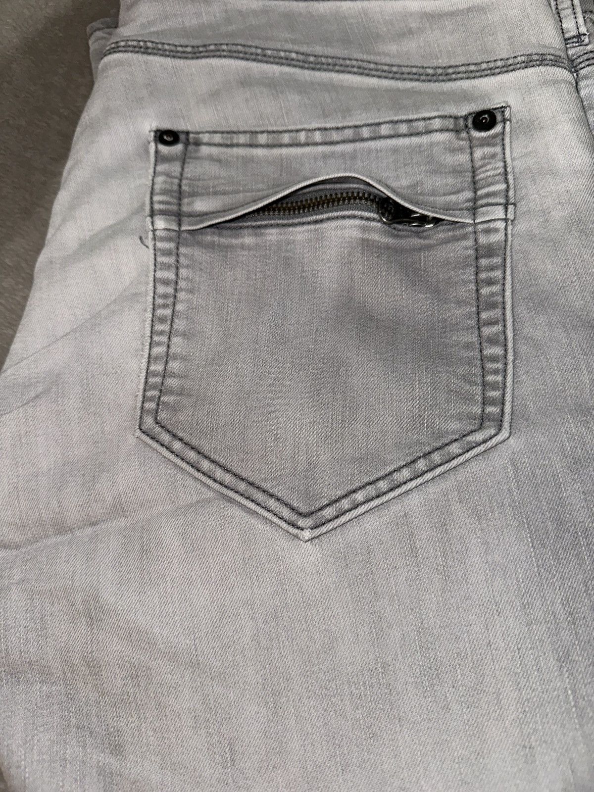 French Connection French Connection Grey Skinny Denim Size US 34 / EU 50 - 4 Thumbnail
