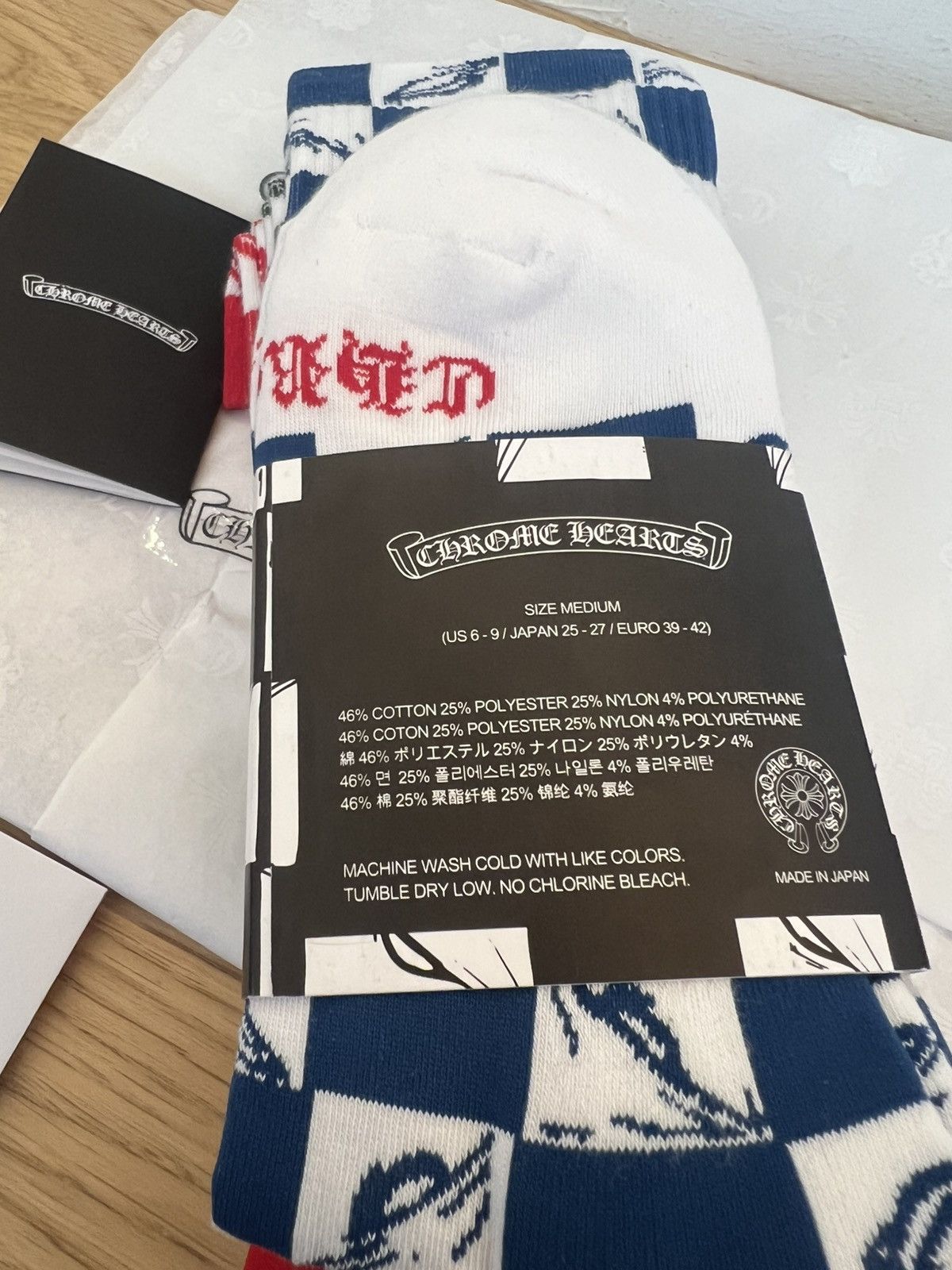 Chrome Hearts CHROME HEARTS PPO U SPORT SOCKS PACK OF THREE Size 42 - 3 Thumbnail