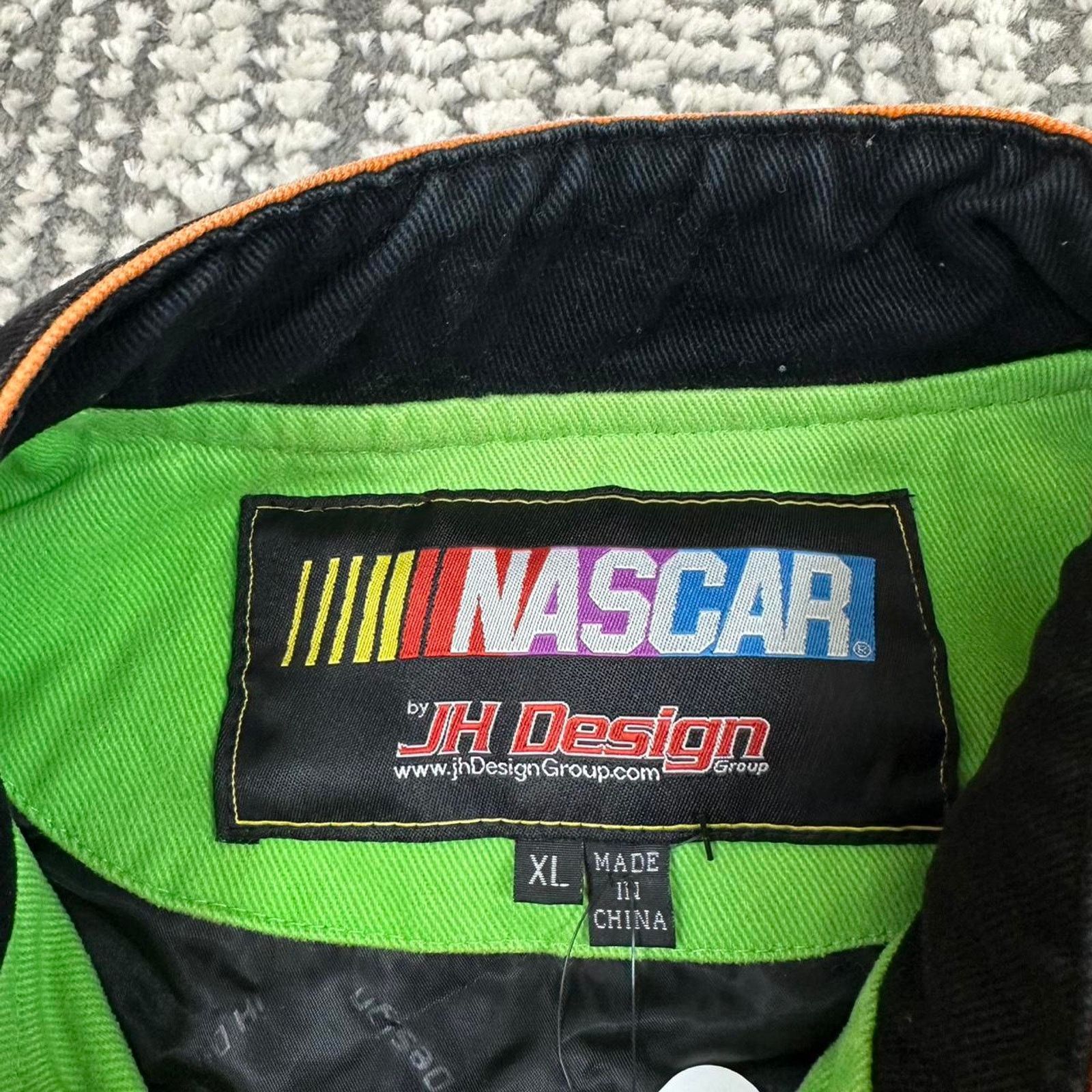 NASCAR × Vintage Vintage Jeff Hamilton Go Daddy Nascar Jacket Size US XL / EU 56 / 4 - 5 Thumbnail