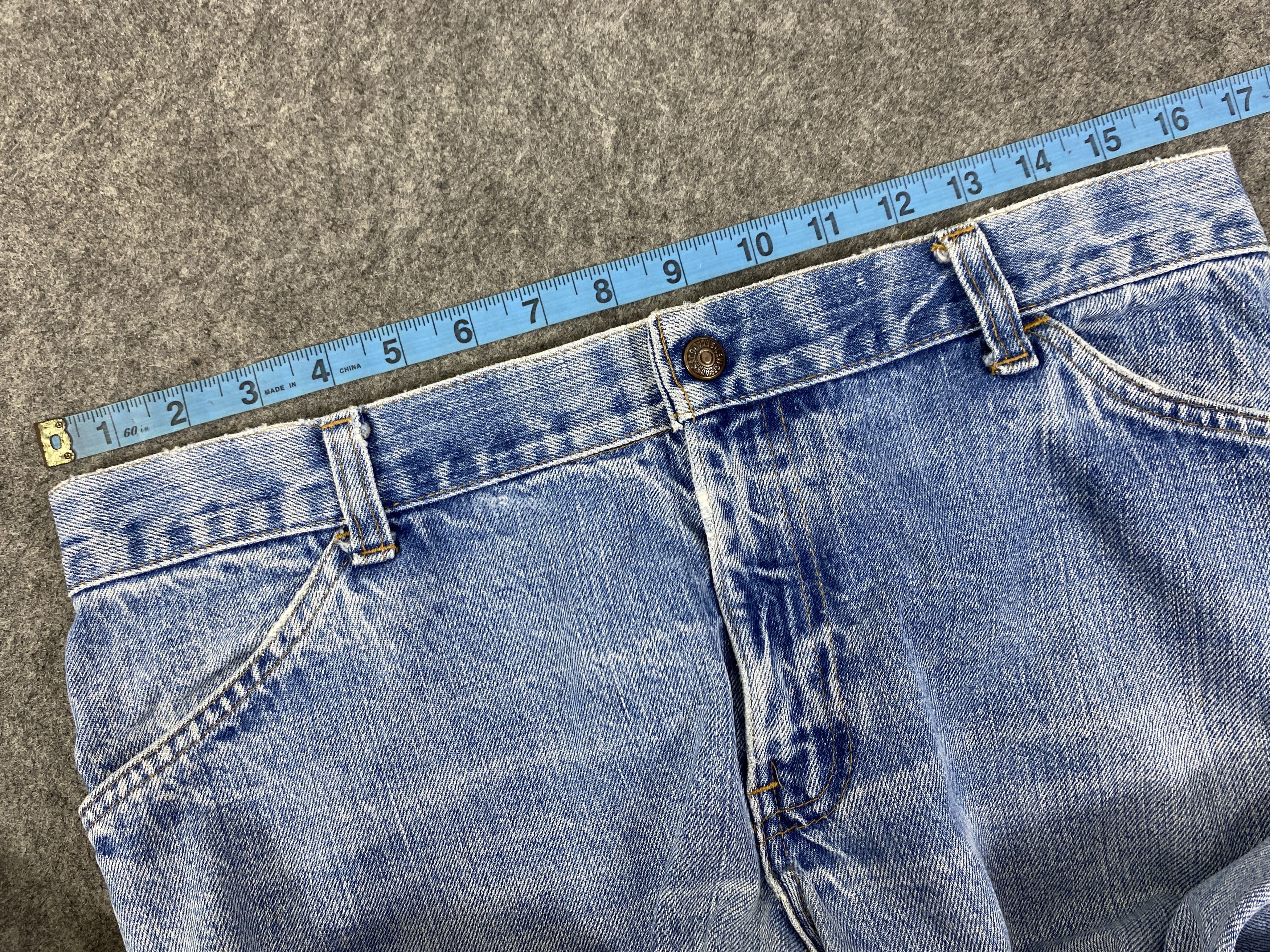 If Six Was Nine Vintage Levi's Orange Tab Light Blue Flare 33x30.5-JN3377 Size US 33 - 4 Thumbnail