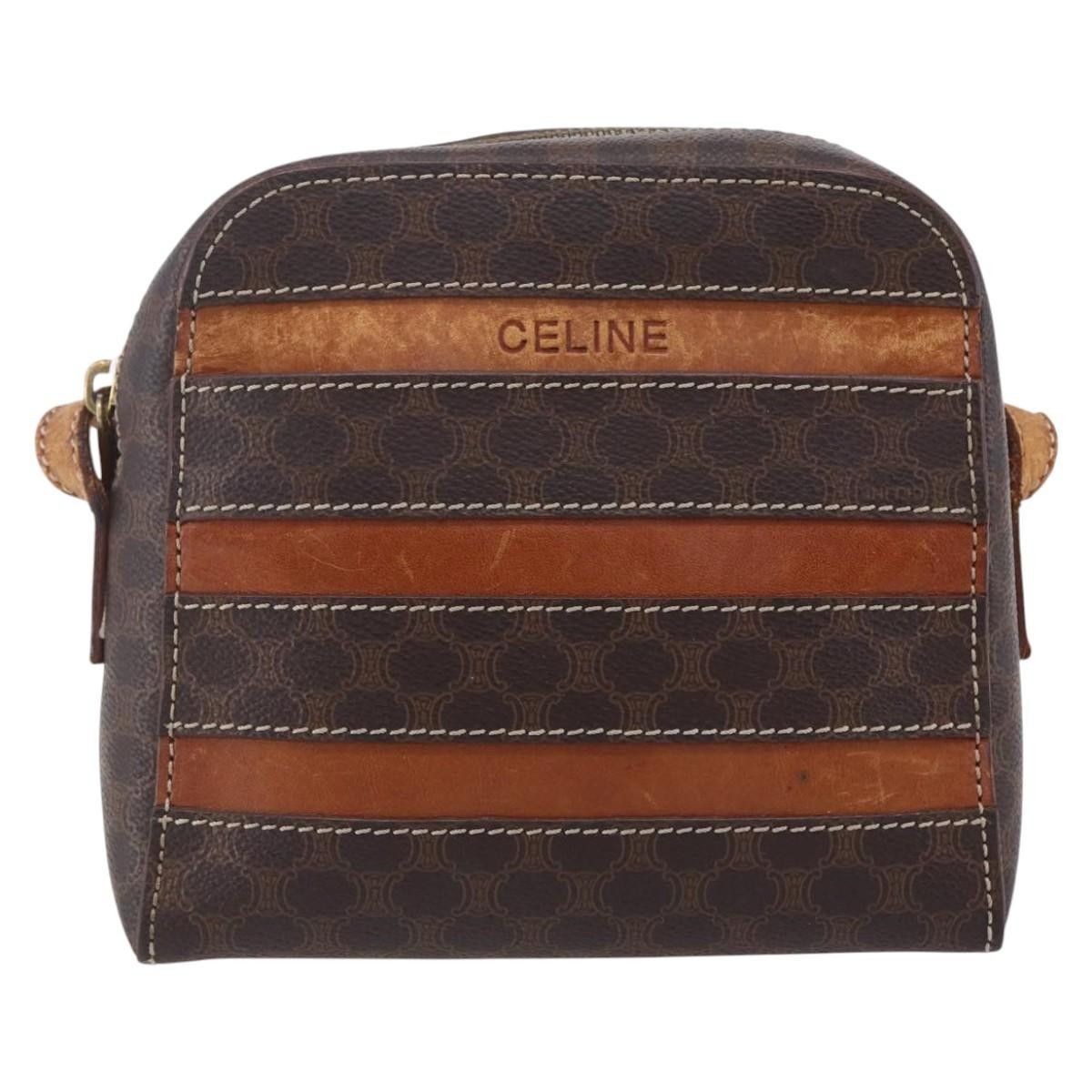 Celine Celine Vintage Macadam Canvas and Leather Size ONE SIZE - 1 Thumbnail