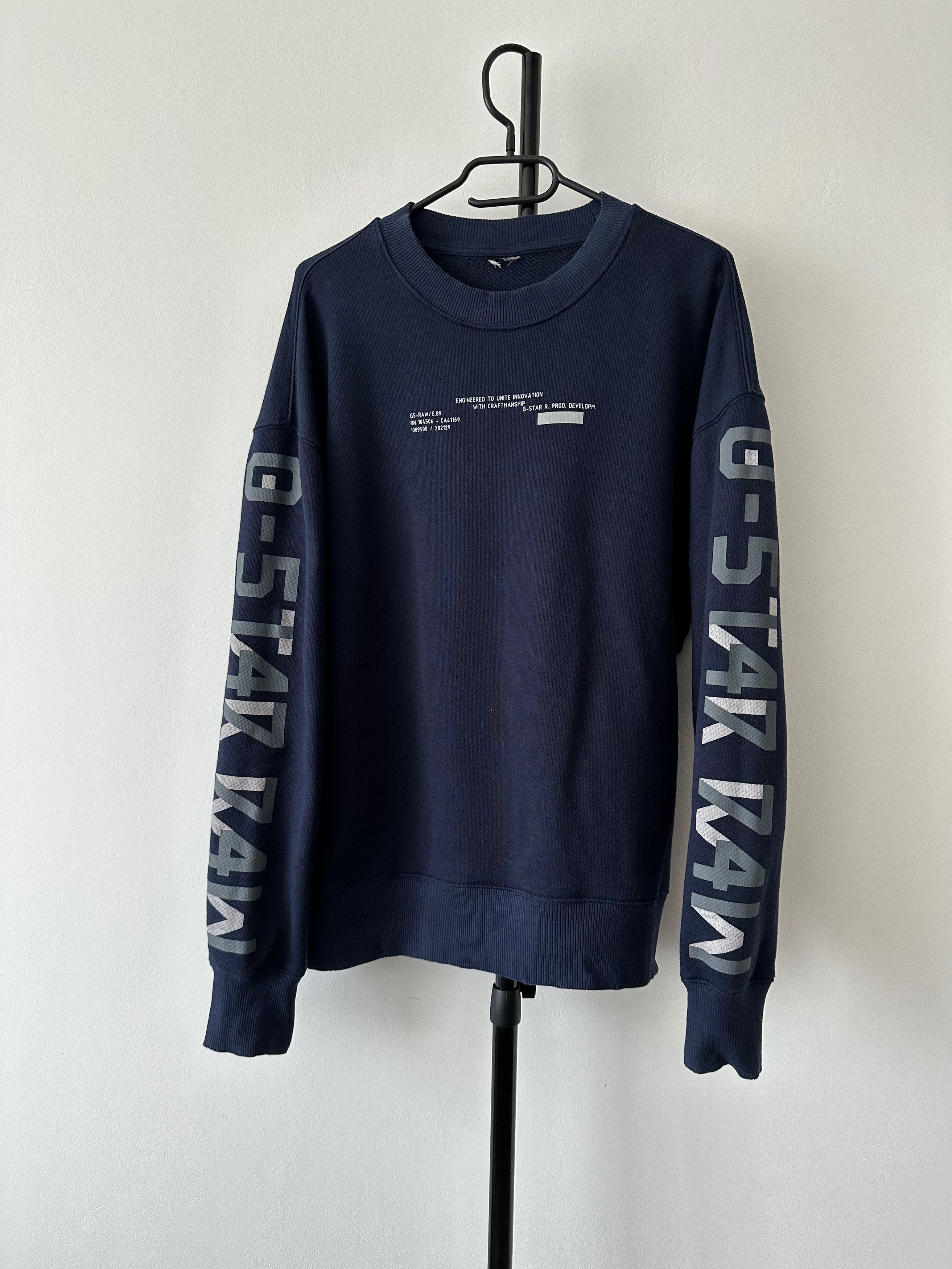 G-Star G-Star Raw SLEEVE GRAPHICS LOOSE SWEATER navy Size US L / EU 52-54 / 3 - 1 Thumbnail