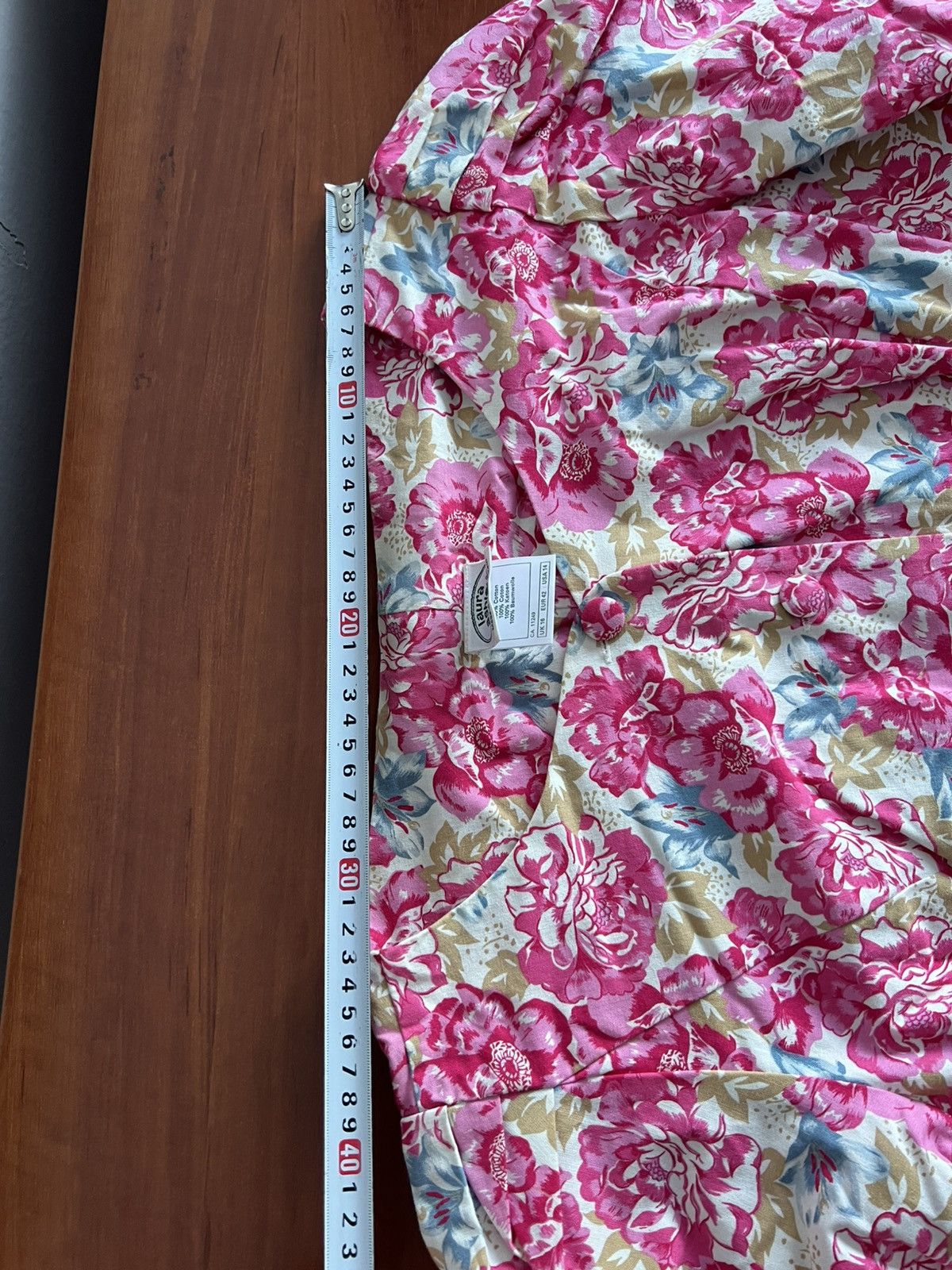 Laura Ashley VINTAGE 80’s LAURA ASHLEY PINK FLORAL ART BUTTON JACKET Uk16 Size XL / US 12-14 / IT 48-50 - 17 Thumbnail