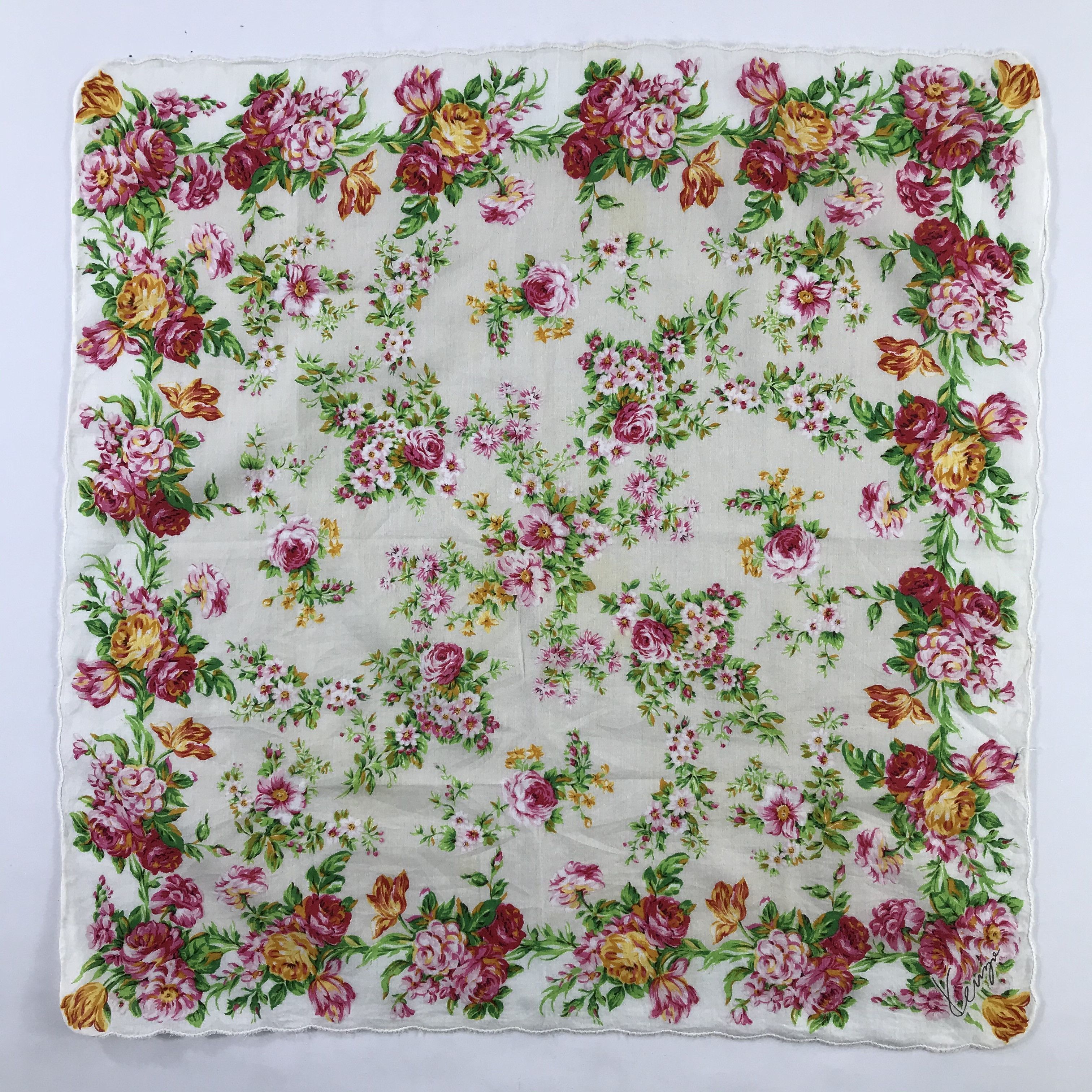 Kenzo × Vintage Kenzo Bandana / Handkerchief / Neckerchief - S454 Size ONE SIZE - 1 Thumbnail