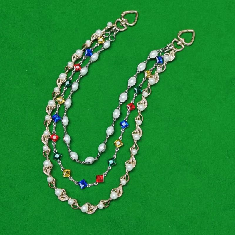 Jewelry Petal Multicolored Pearl Waist Pants Chain Fashionable Size ONE SIZE - 5 Thumbnail