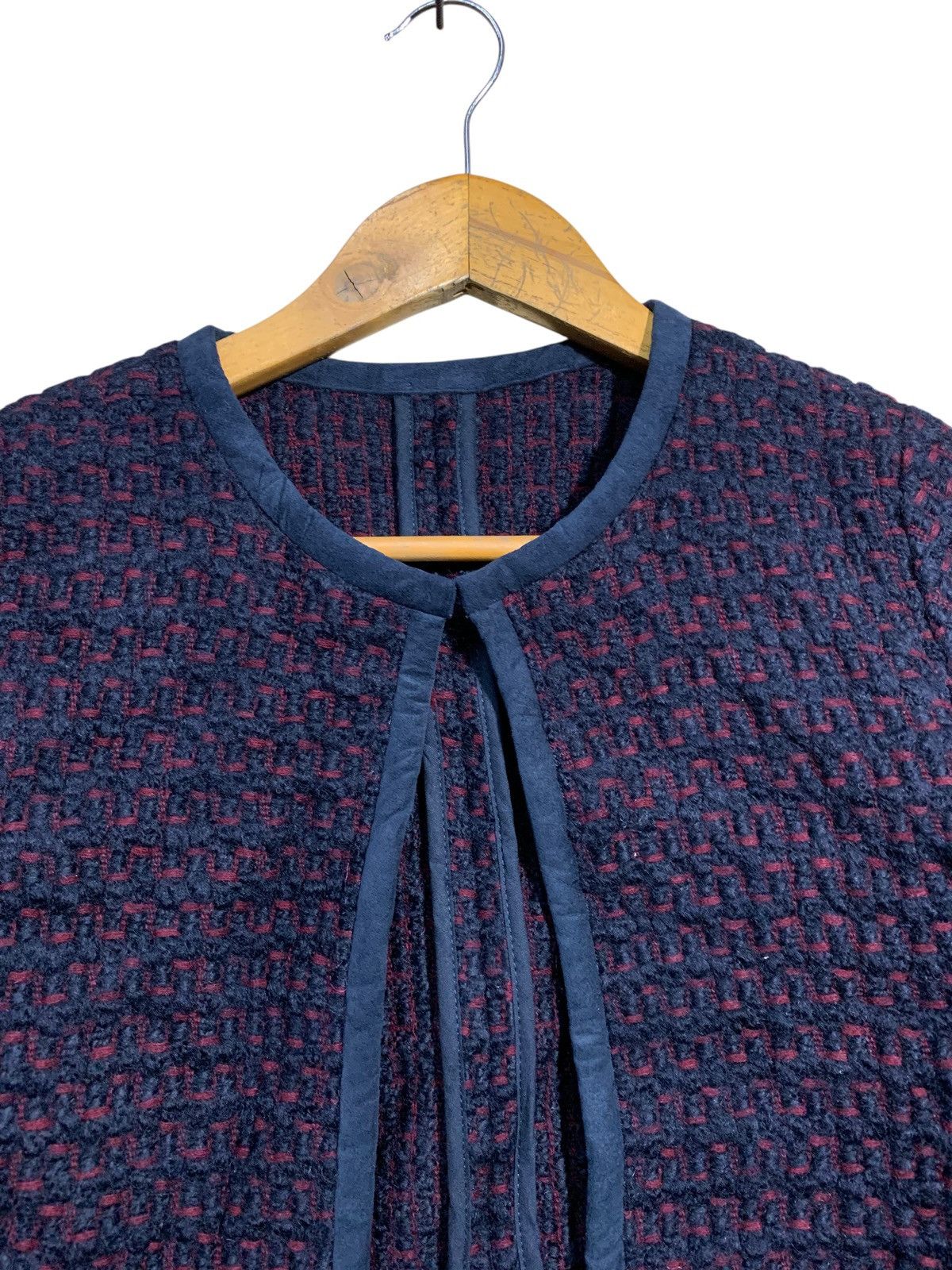Beams Japan 🔥Demi-Lux BEAMS WOOL TWEED KENDO JACKETS Size M / US 6-8 / IT 42-44 - 4 Thumbnail