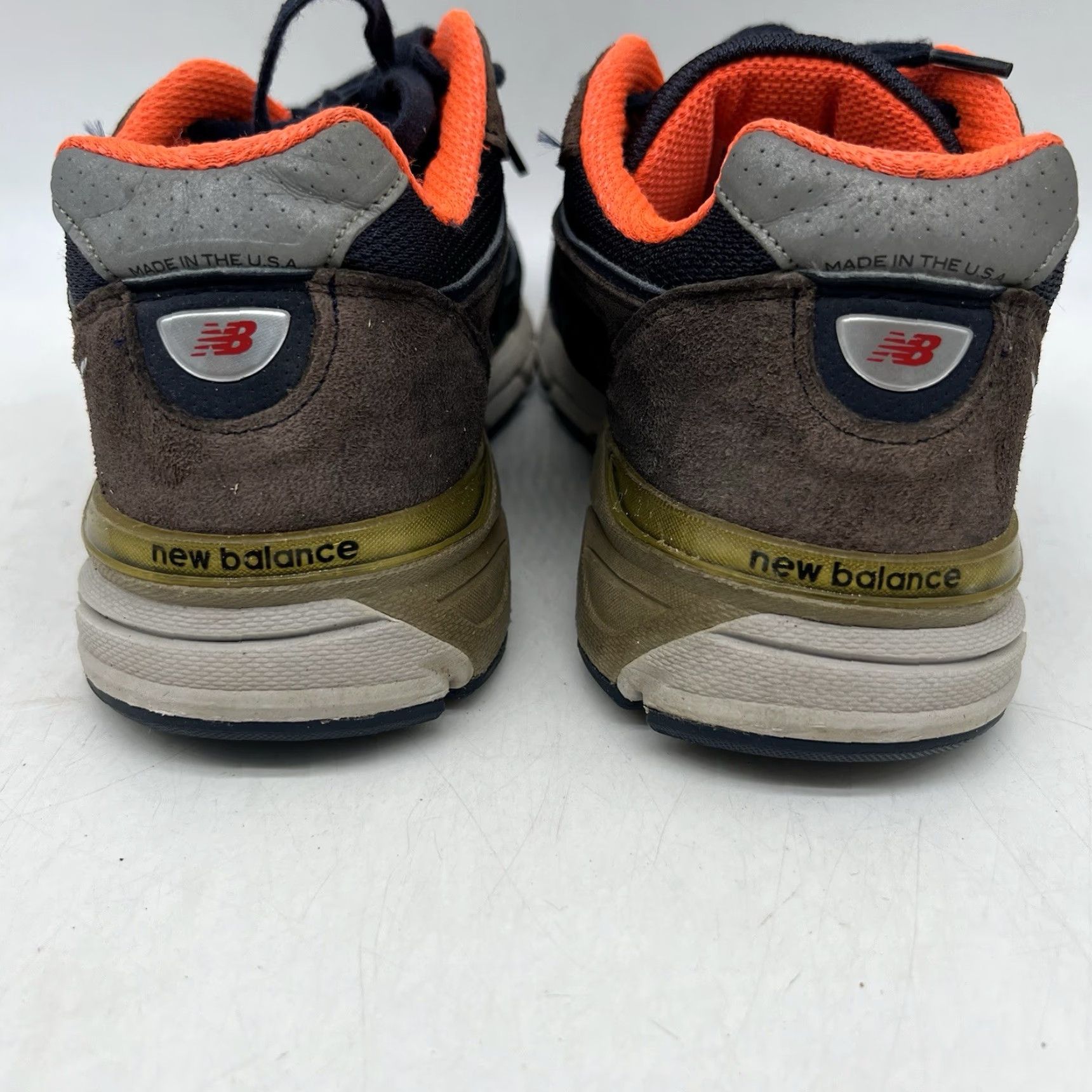 New Balance VINTAGE New Balance Sneakers Men Size 8.5 US 990v4 Made in USA Low Top Athletic Comfort Running & Jogging Blue/Orange Size US 8.5 / EU 41-42 - 6 Thumbnail