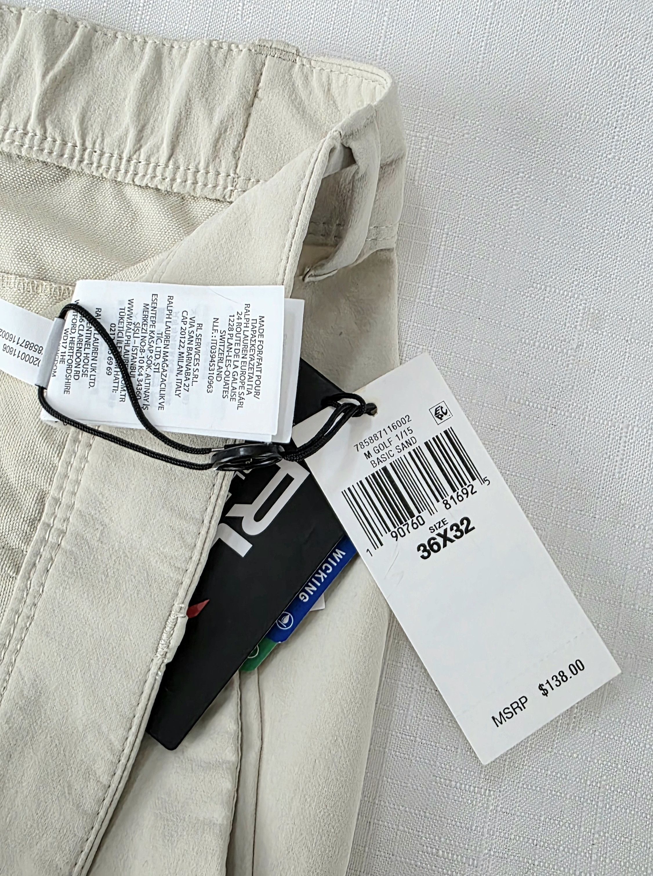 RLX Ralph Lauren Ralph Lauren RLX Golf Pants Tailored Fit Mens Sz 36x32 sand Size US 36 / EU 52 - 2 Thumbnail