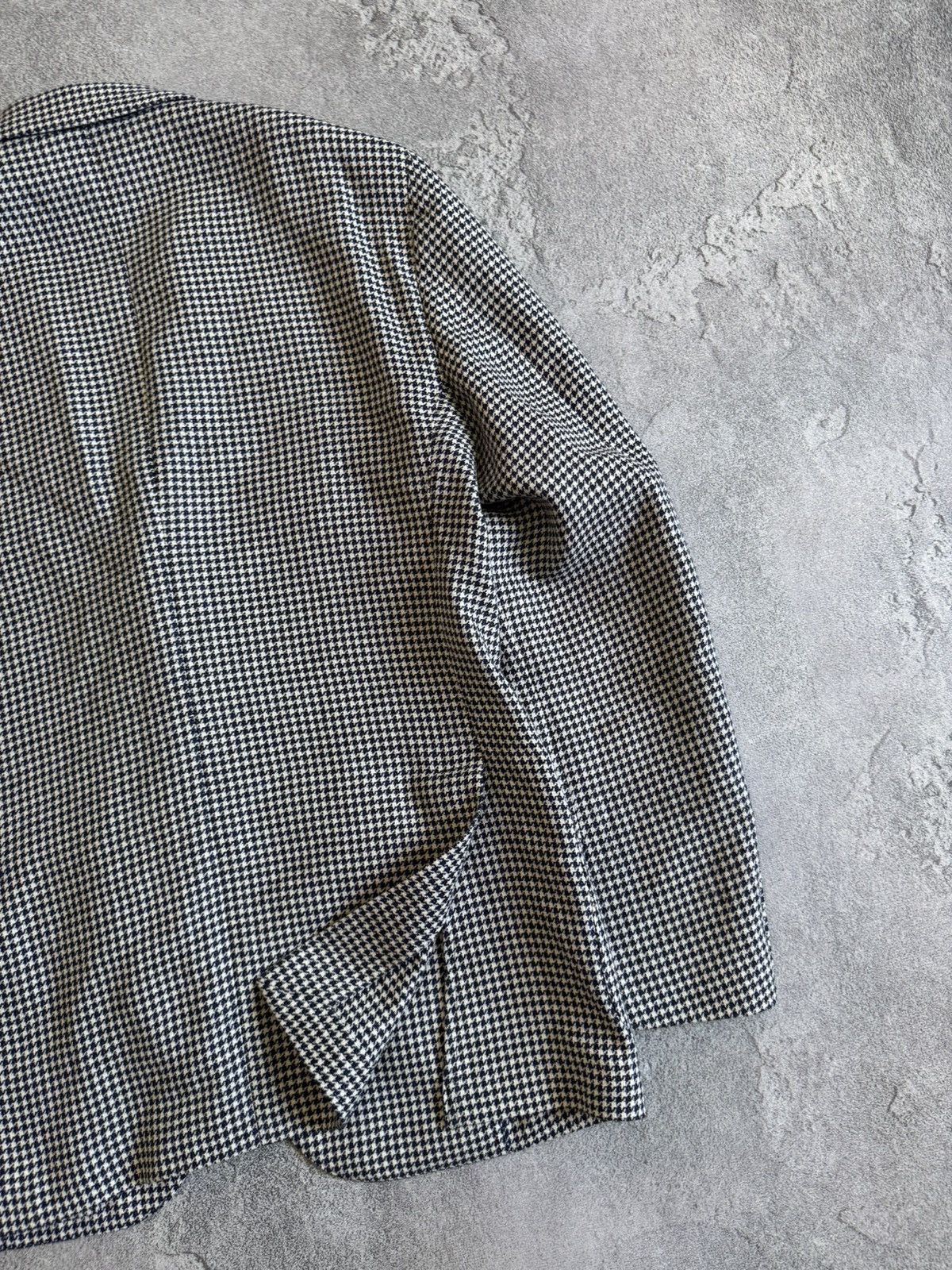 Lardini Lardini 50size Dogtooth blazer button up jacket casual Size US M / EU 48-50 / 2 - 17 Thumbnail