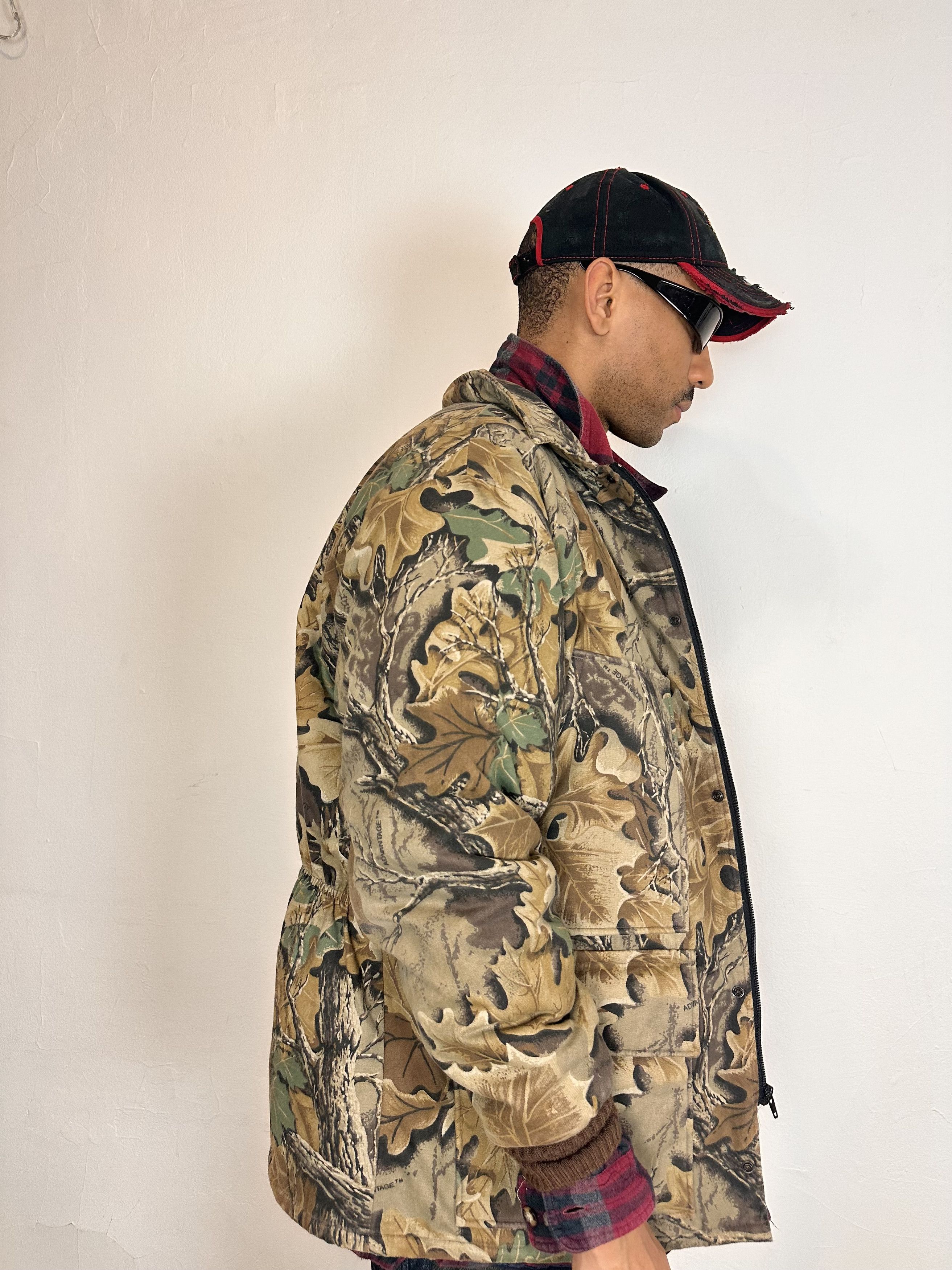 Vintage Vintage Brown Quilted Real Tree Camo Jacket - XL Size US XL / EU 56 / 4 - 3 Thumbnail