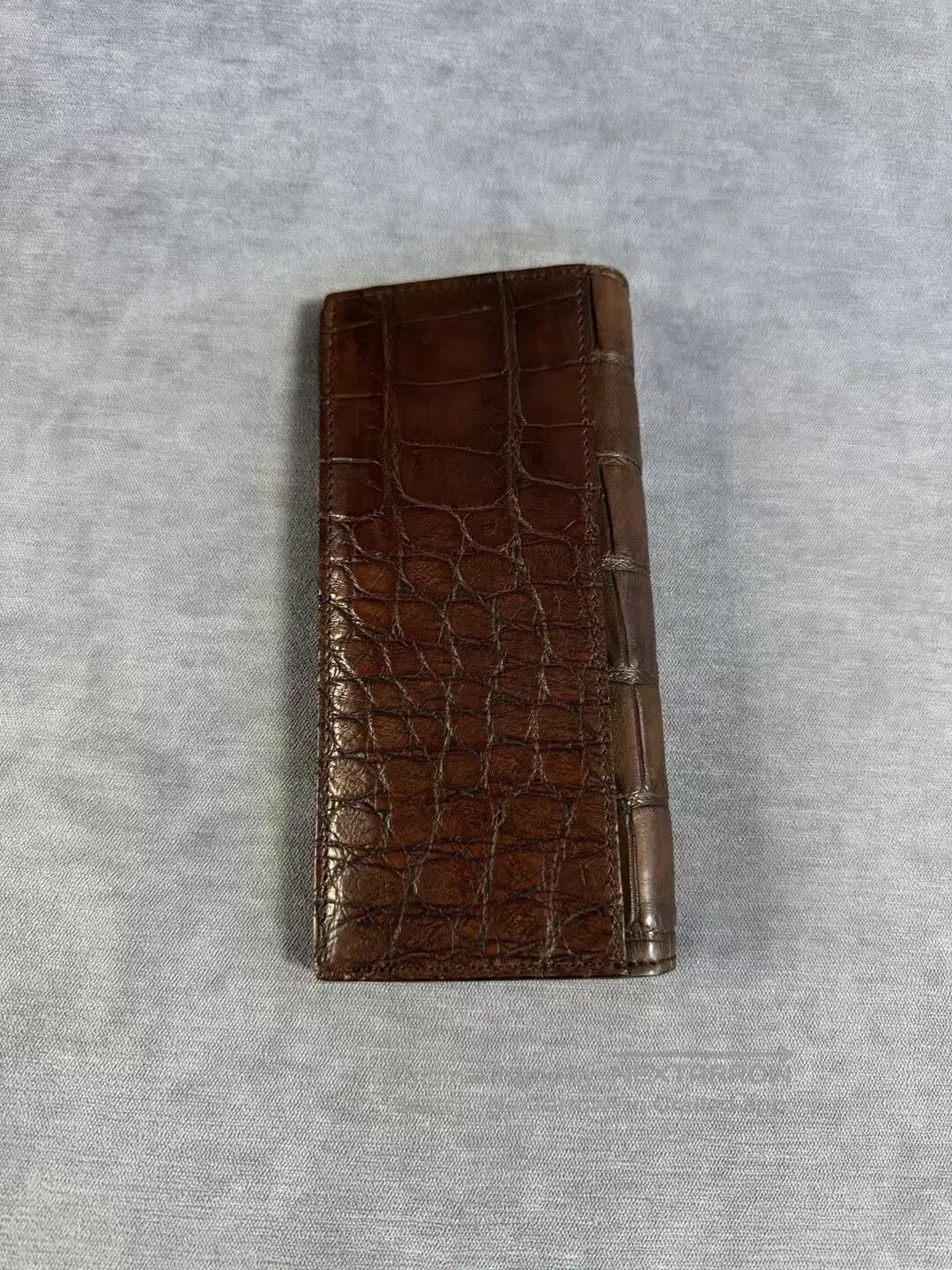 Gucci GUCCI Crocodile Leather Long Wallet. Size ONE SIZE - 3 Thumbnail