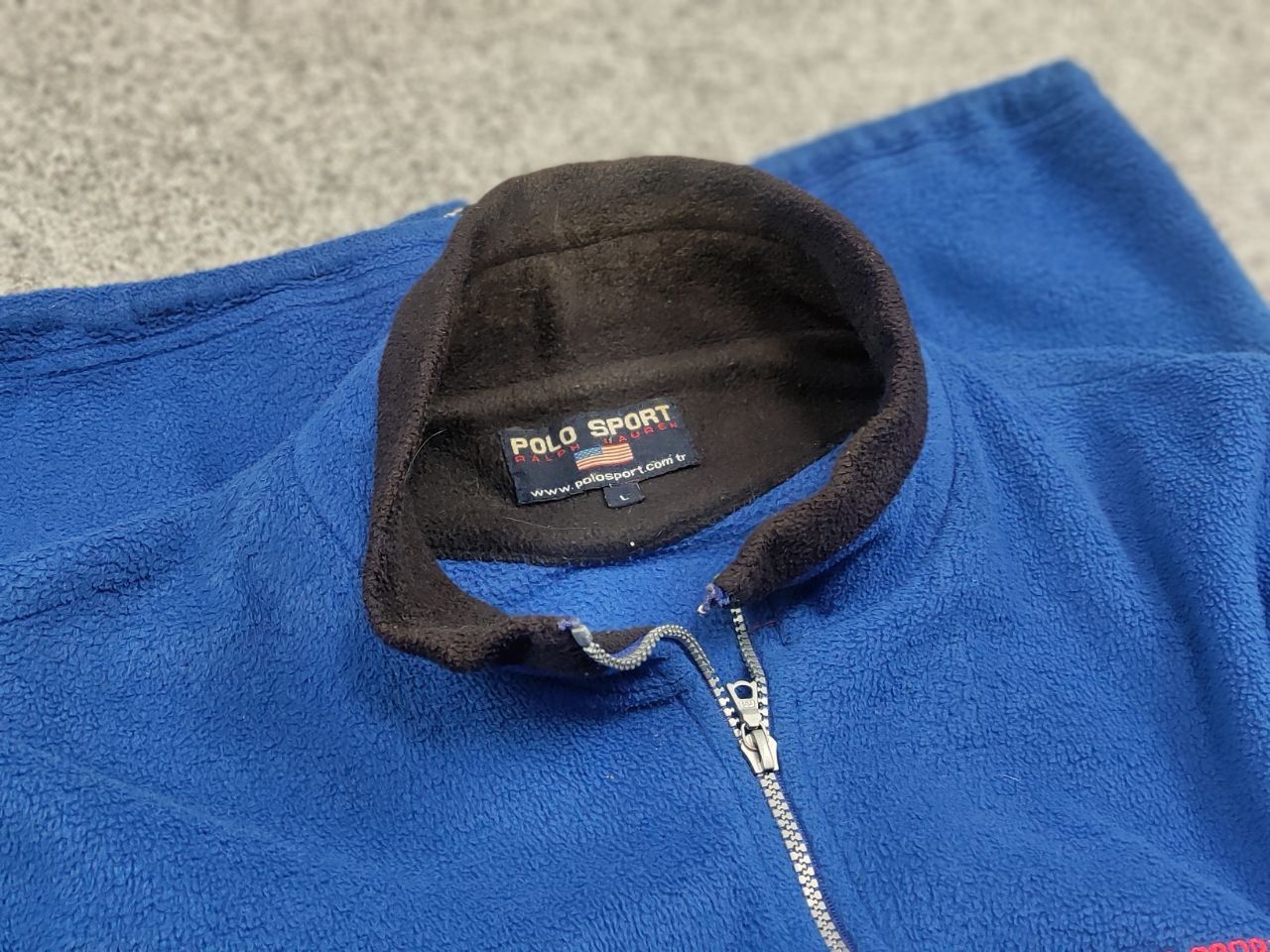 Polo Ralph Lauren Vintage 90s Polo Sport Ralph Lauren Fleece Pullover Jacket Size US L / EU 52-54 / 3 - 19 Thumbnail