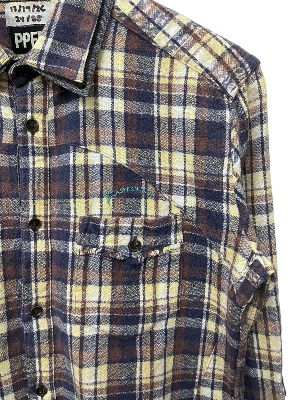 Japanese Brand PPFM flannel shirt Size M / US 6-8 / IT 42-44 - 4 Thumbnail