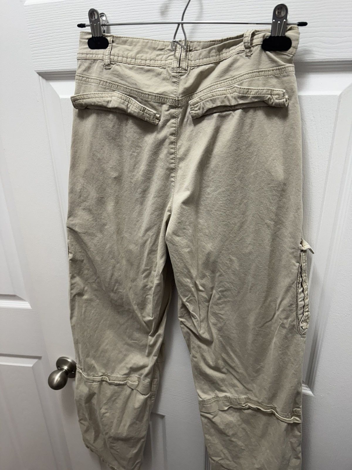 Vintage Garage Khaki Double Knee Mastadon Cargo Pants Vintage Size US 26 / EU 42 - 6 Thumbnail