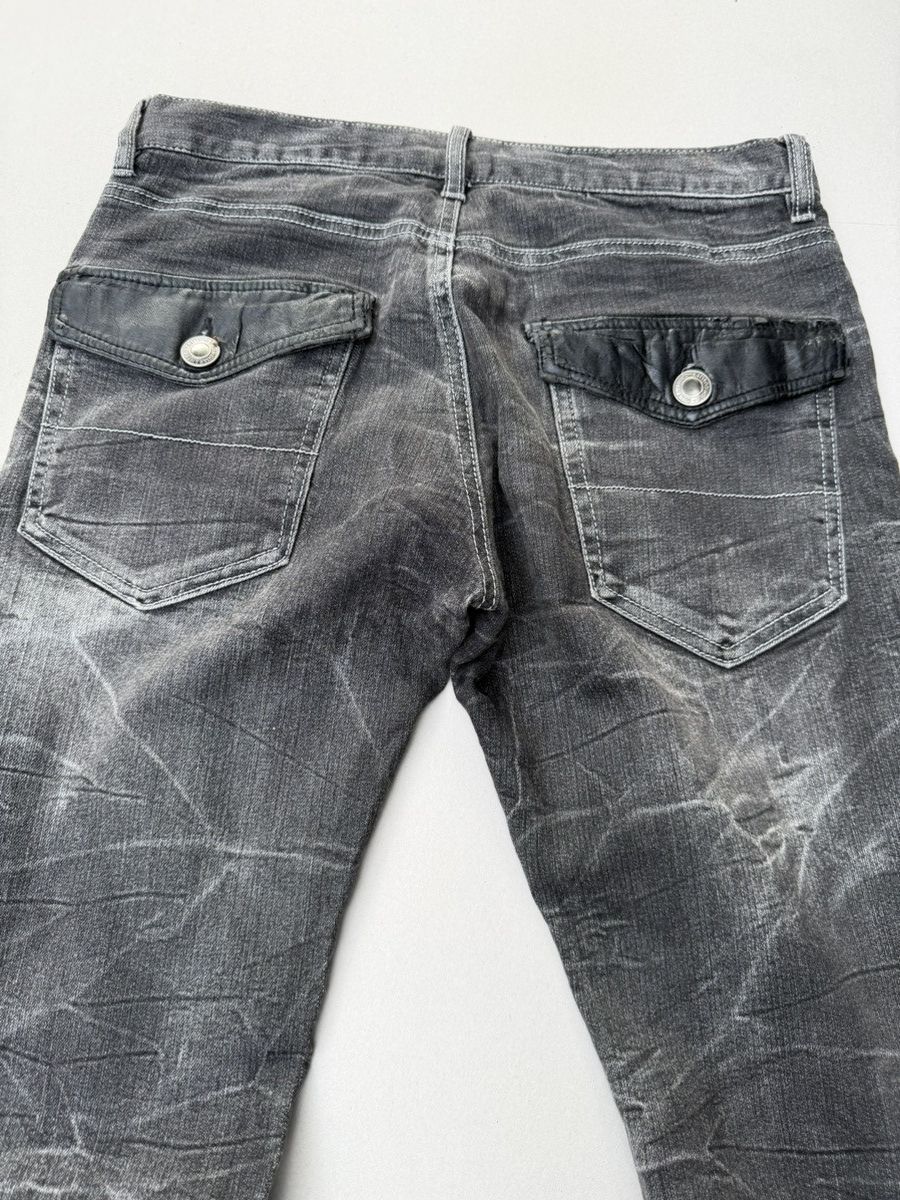 Japanese Brand lace up flare jeans Size US 29 - 6 Thumbnail