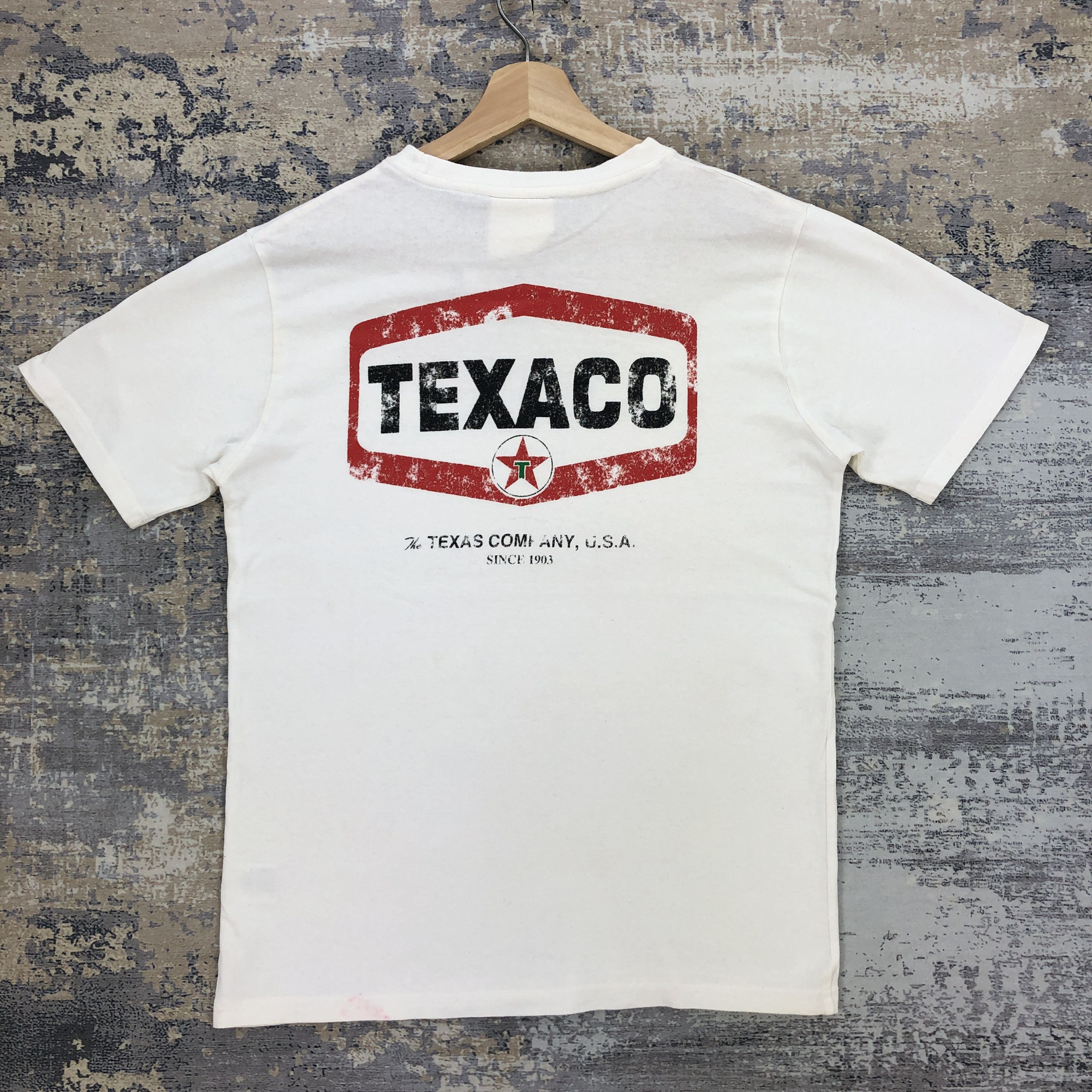 Vintage Vintage 90's Texaco T Shirt Texaco Crewneck Tees Size US M / EU 48-50 / 2 - 2 Thumbnail