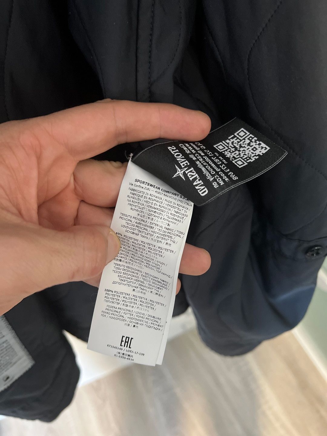 Stone Island Stone Island David TC Coat Navy Blue size XL Size US XL / EU 56 / 4 - 15 Thumbnail